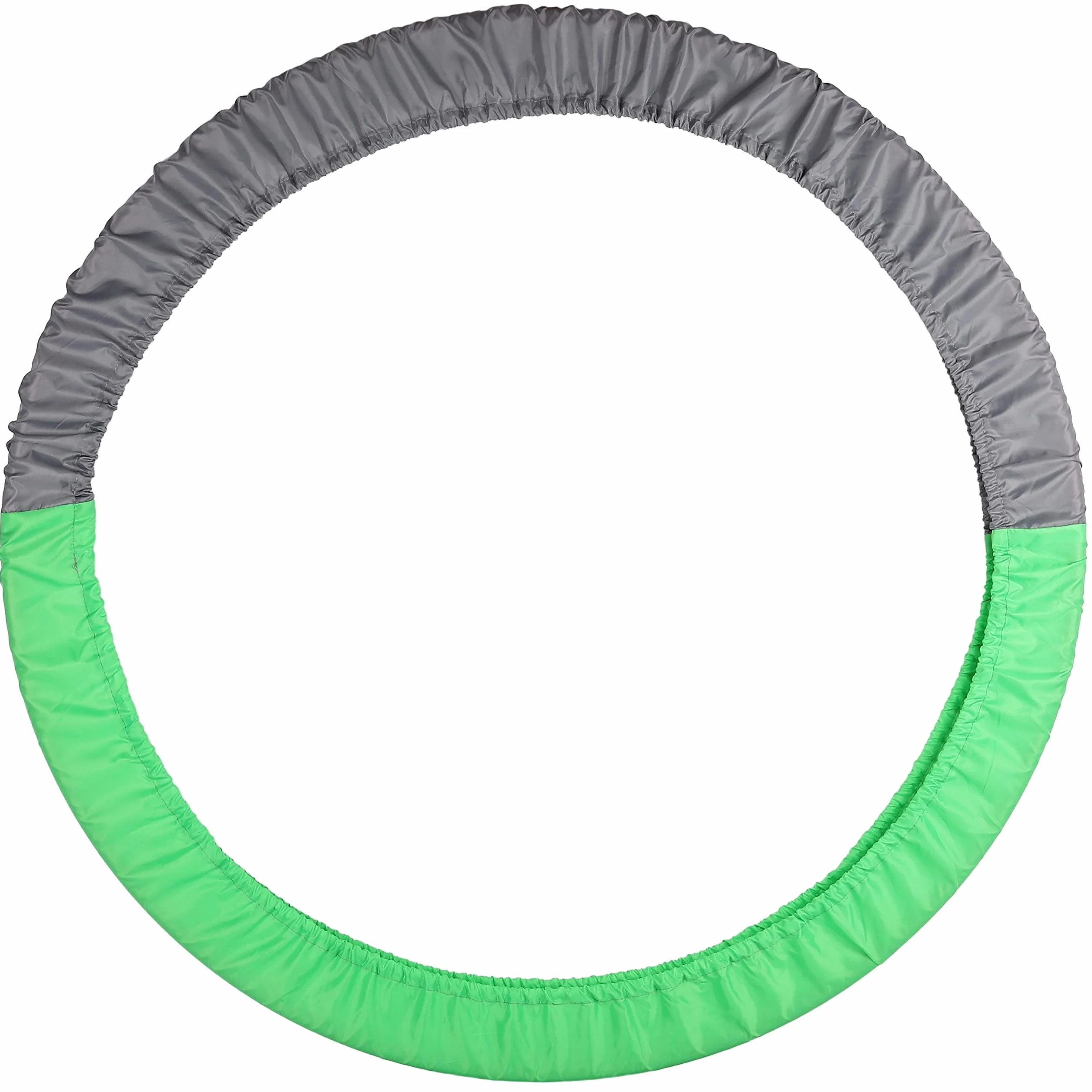 DRUNA Portacerchi Custodia per Cerchio Ginnastica Ritmica Indigo Taglia Universale 60-90 cm Verde Chiaro-Grigio
