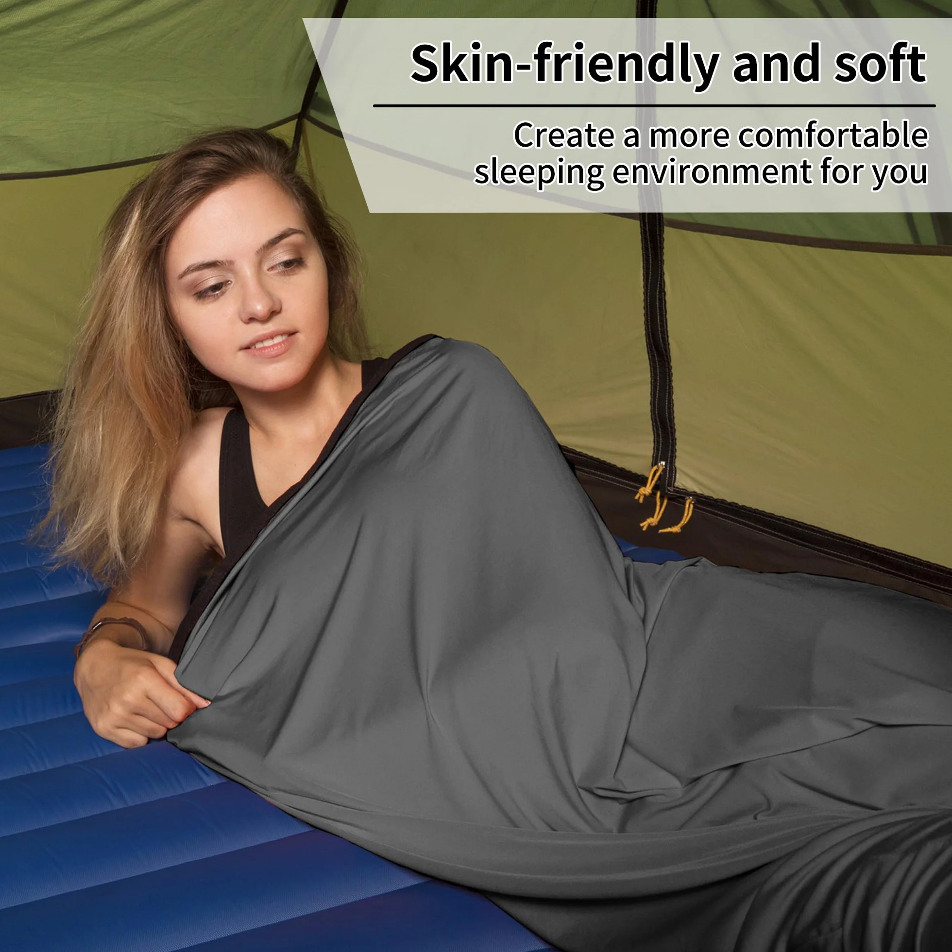 Naturehike Sacco a pelo ultraleggero 390 g Sleeping Bag Liner per backpacking