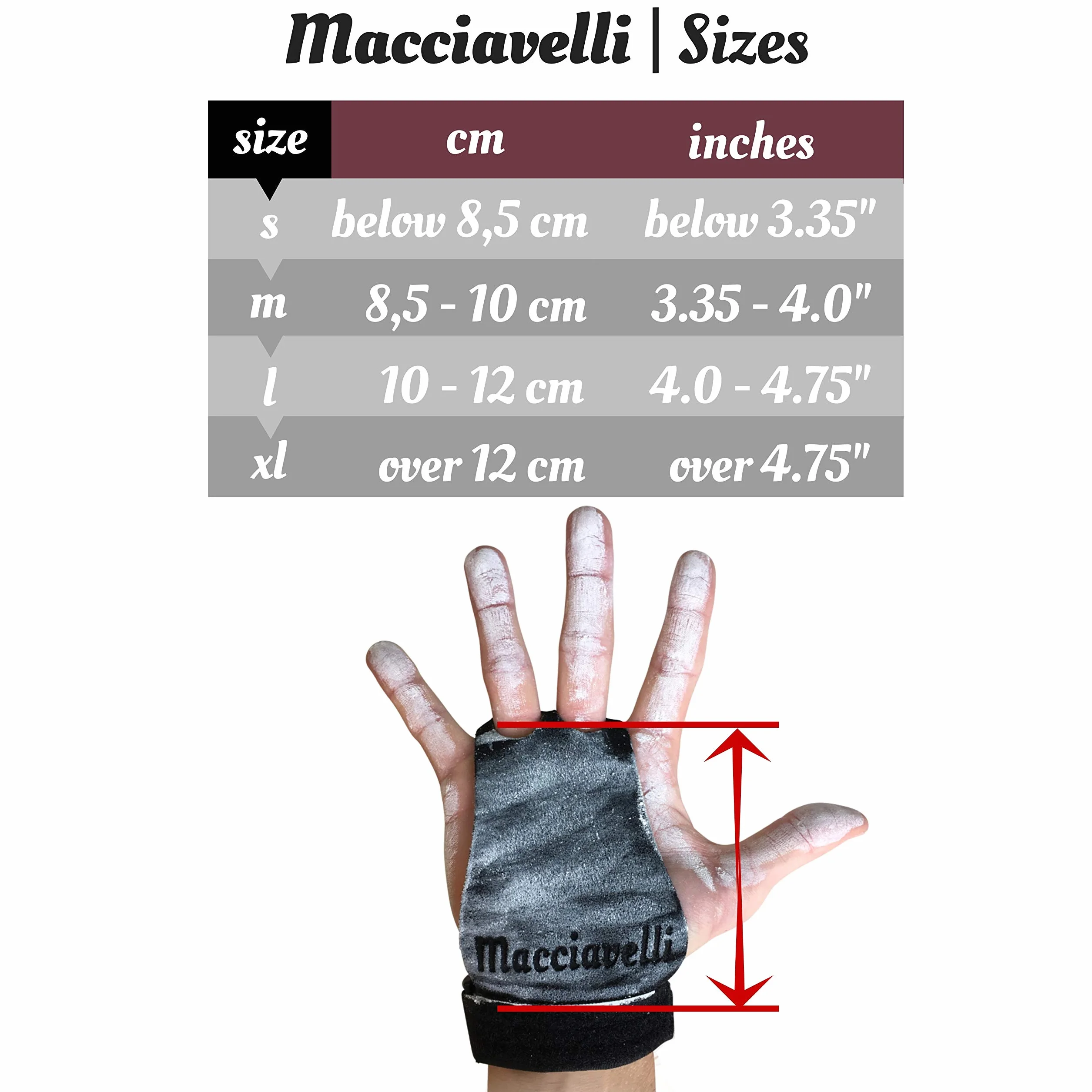 MACCIAVELLI® Guanti per Crosstraining Palestra – Paracalli professionali protezione mani