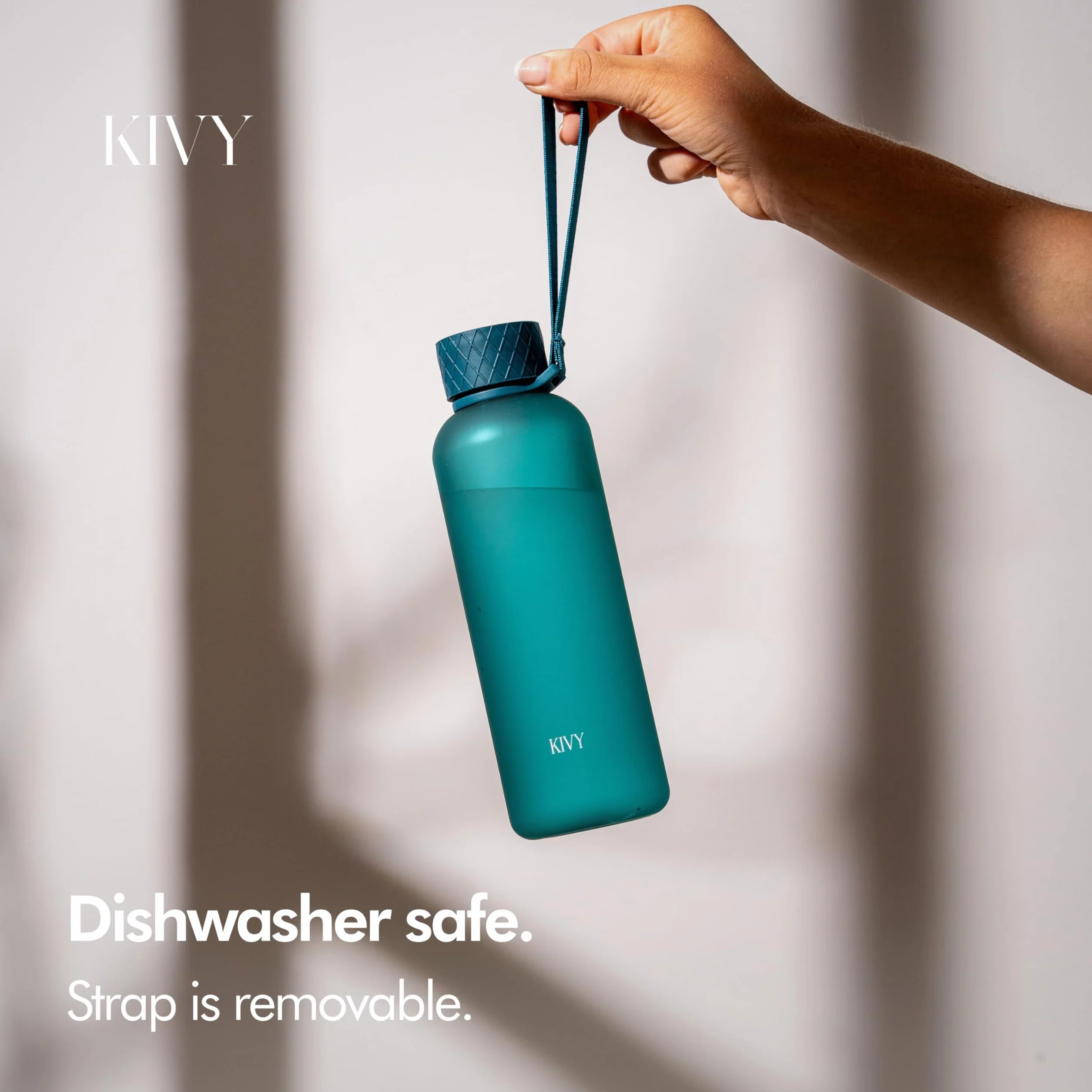 KIVY Borraccia 650ml Antigoccia Antiurto Senza BPA Verde - Bottiglia Acqua Sport Palestra