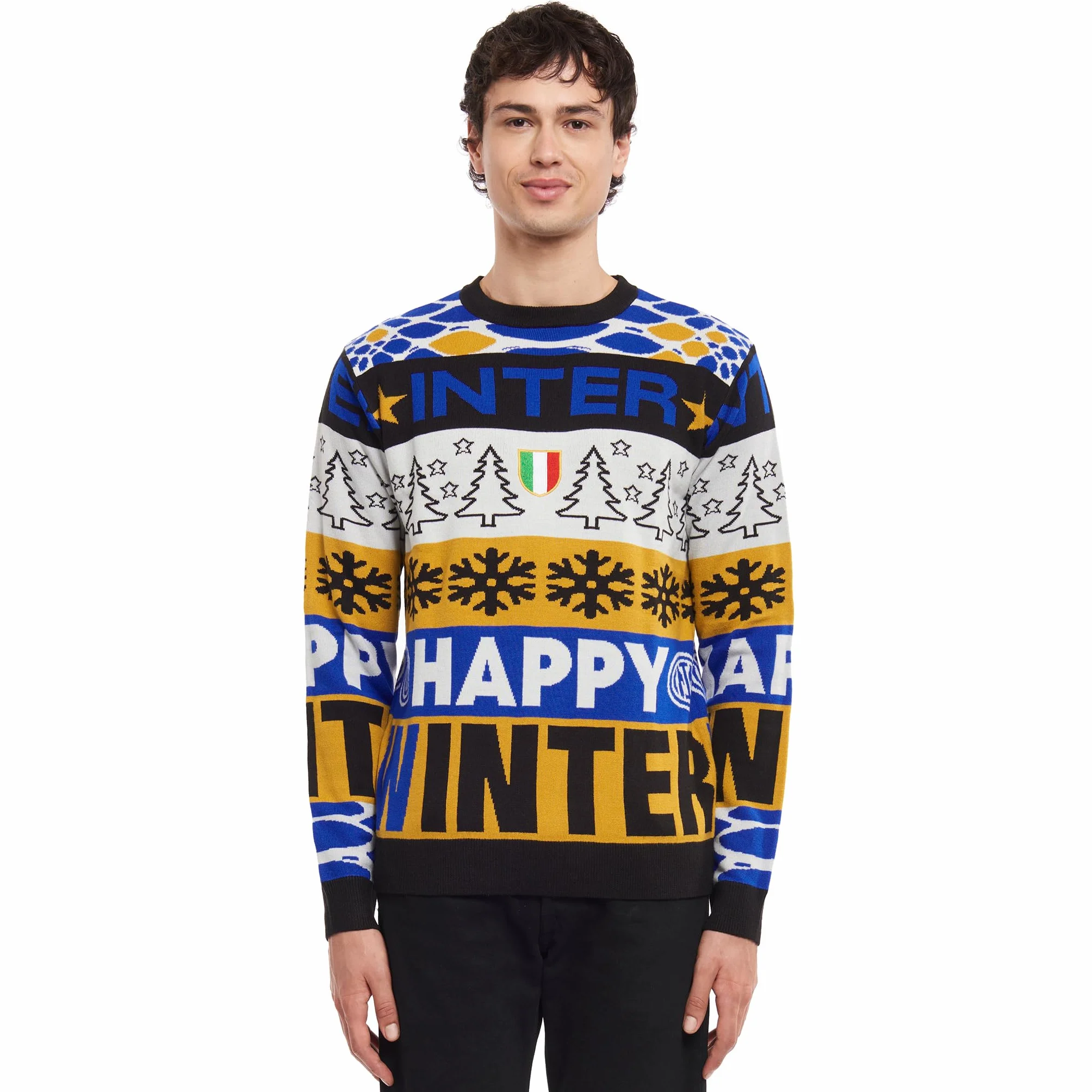 Inter Maglione Ufficiale Natalizio, Tutte Le Season, Adulto, Unisex