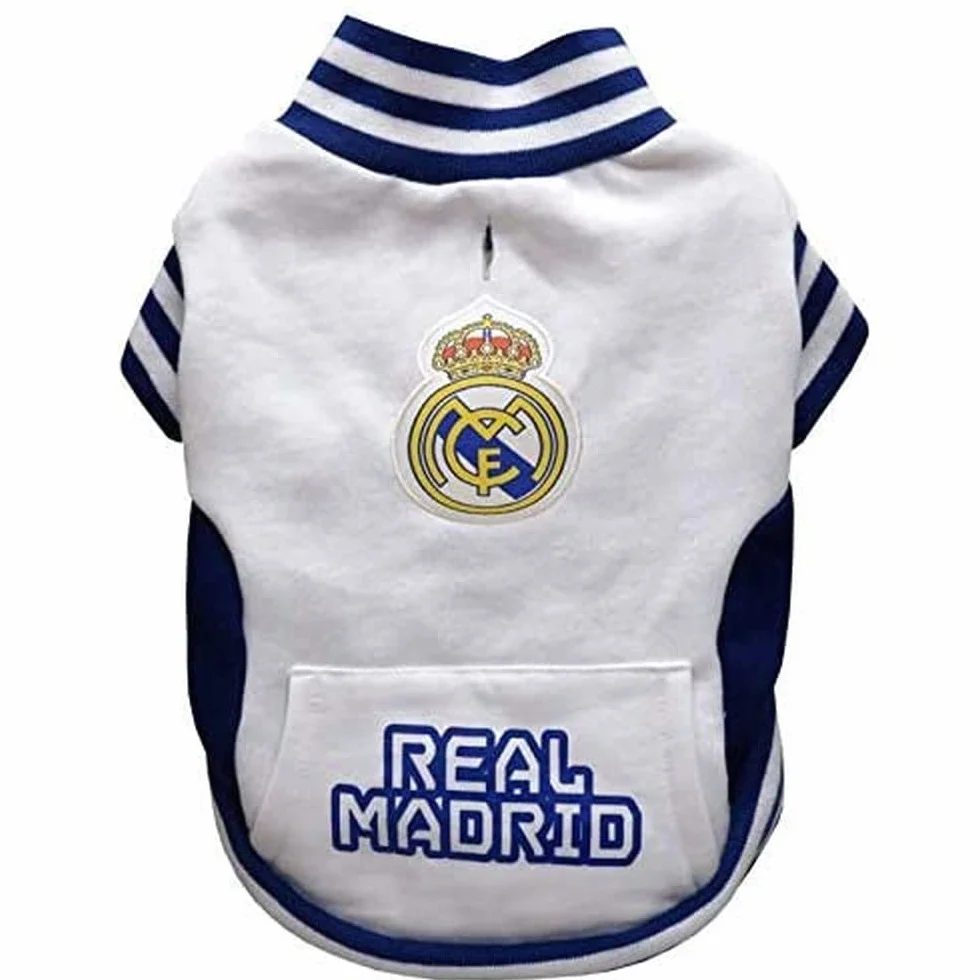 Real Madrid Felpa per Cani Taglia L Prodotto Ufficiale