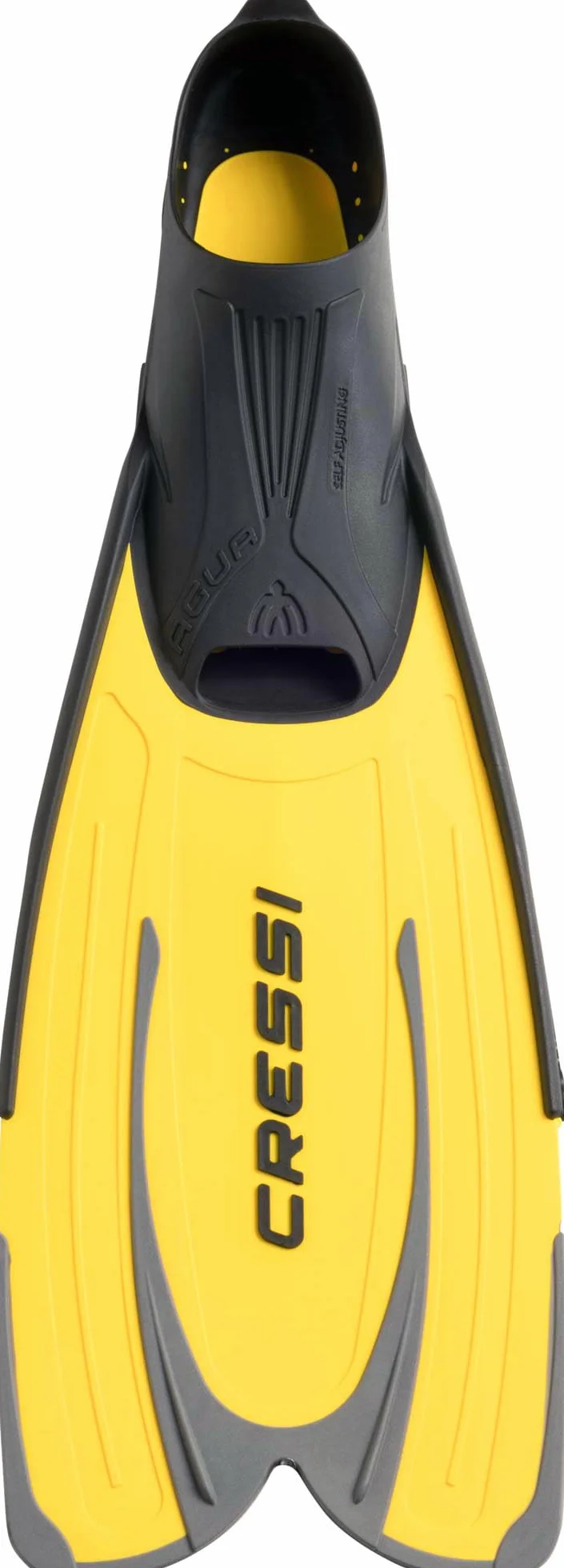 CRESSI Agua Pinne a Scarpetta Leggere per Snorkeling Nuoto e Attività Acquatiche con Calzata Automatica Morbida in Termo-Gomma e Pinna Reattiva – Design Italiano Prodotto in Italia
