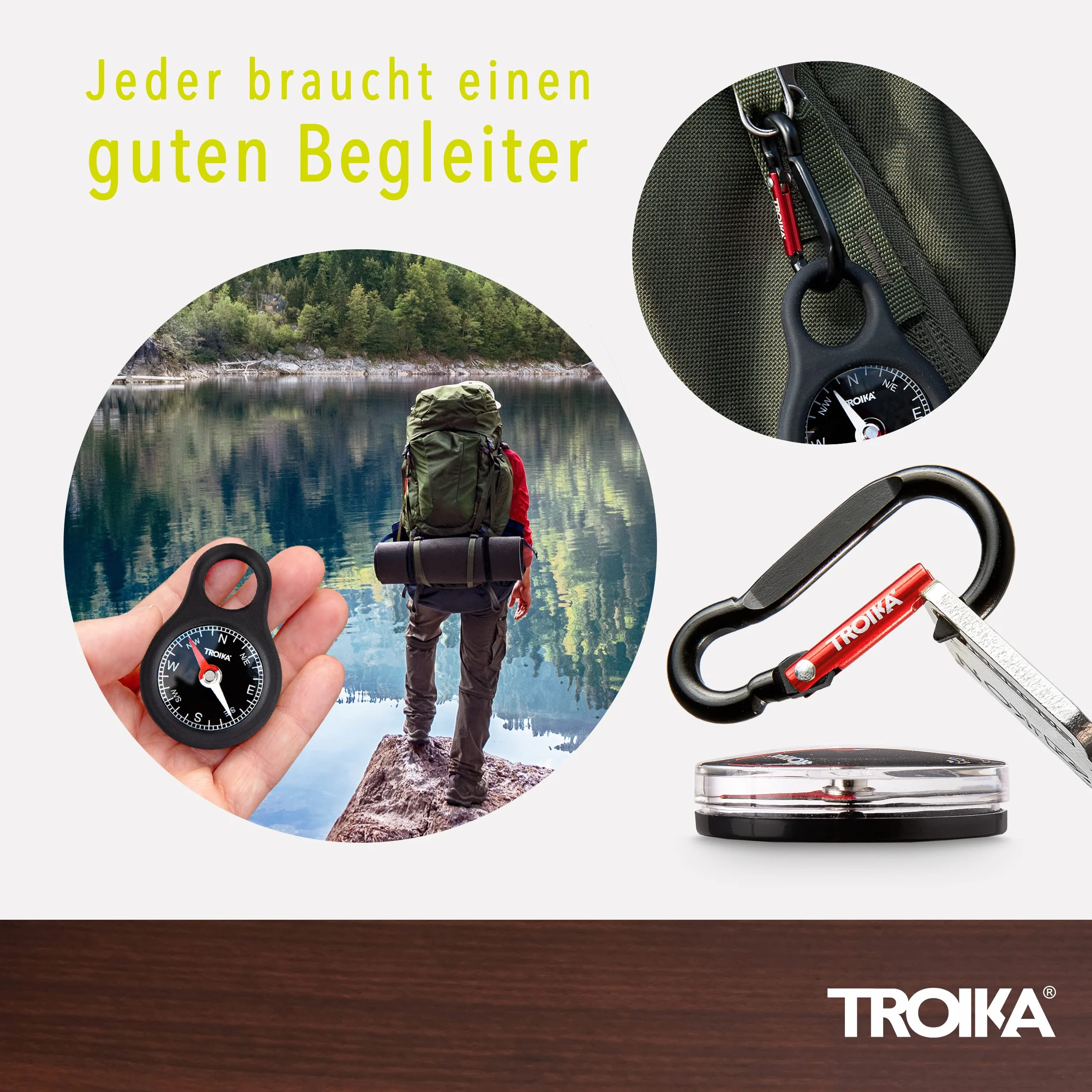 Troika WEGWEISER Modern 9, 8cm Schwarz