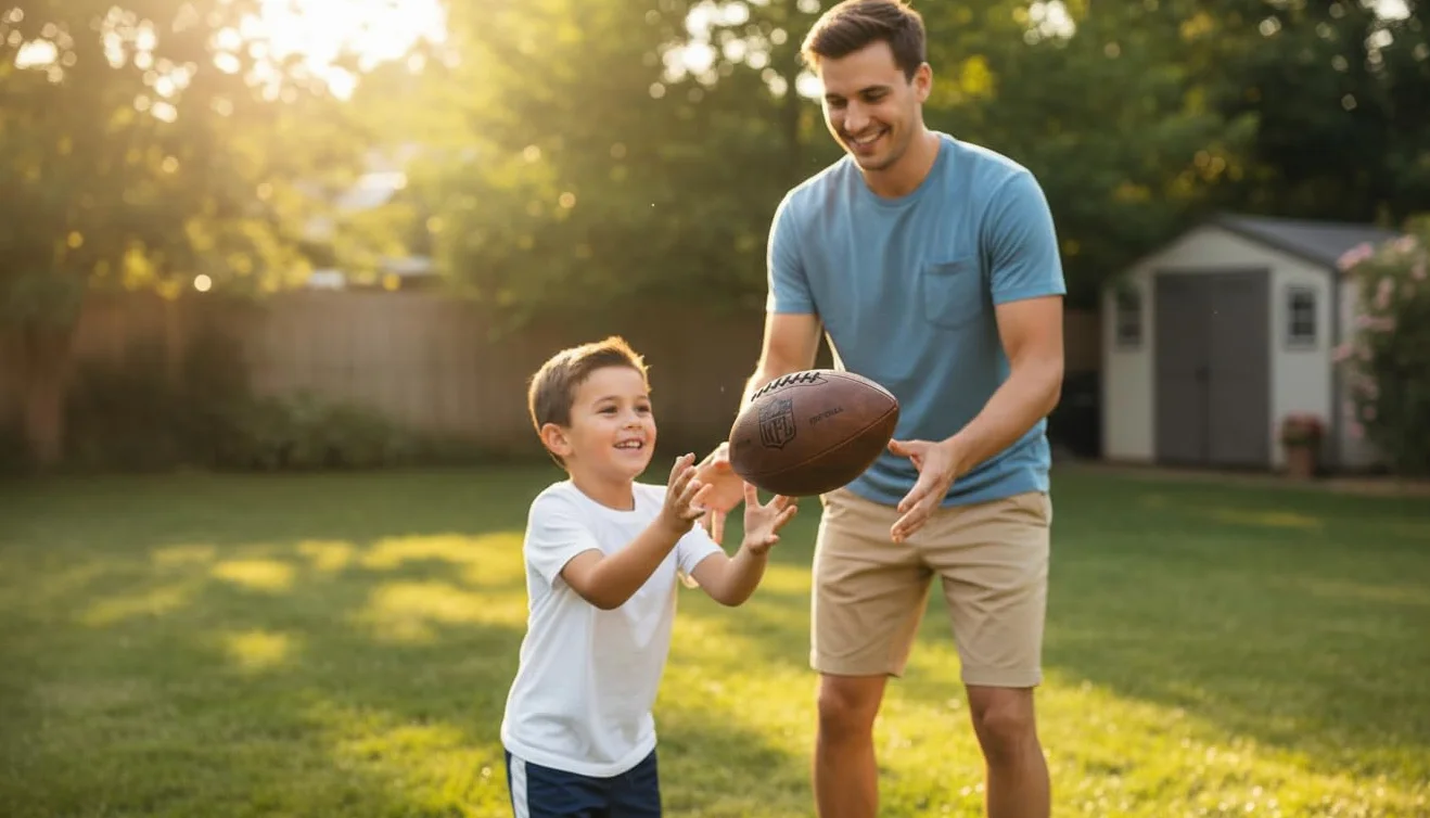 Wilson Pallone da calcio NFL Junior - 32 loghi di squadre per collezionisti e bambini - Finta pelle