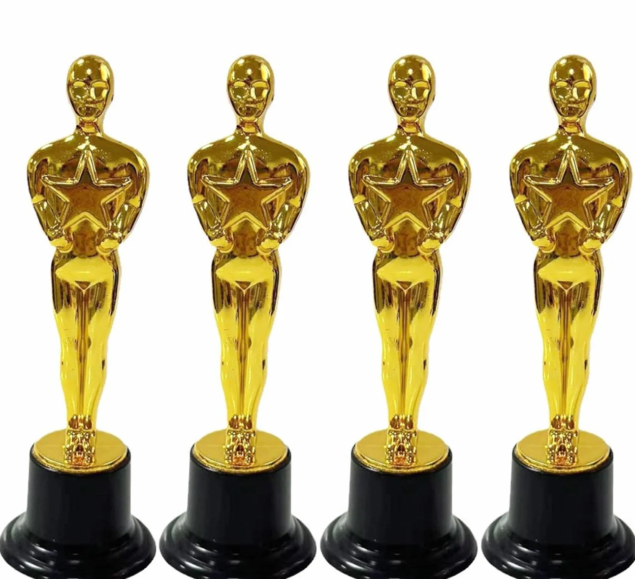 Trofei Calcio per Bambini 4 PCS Coppa Plastica Placcata Oro Premiazione Sportiva