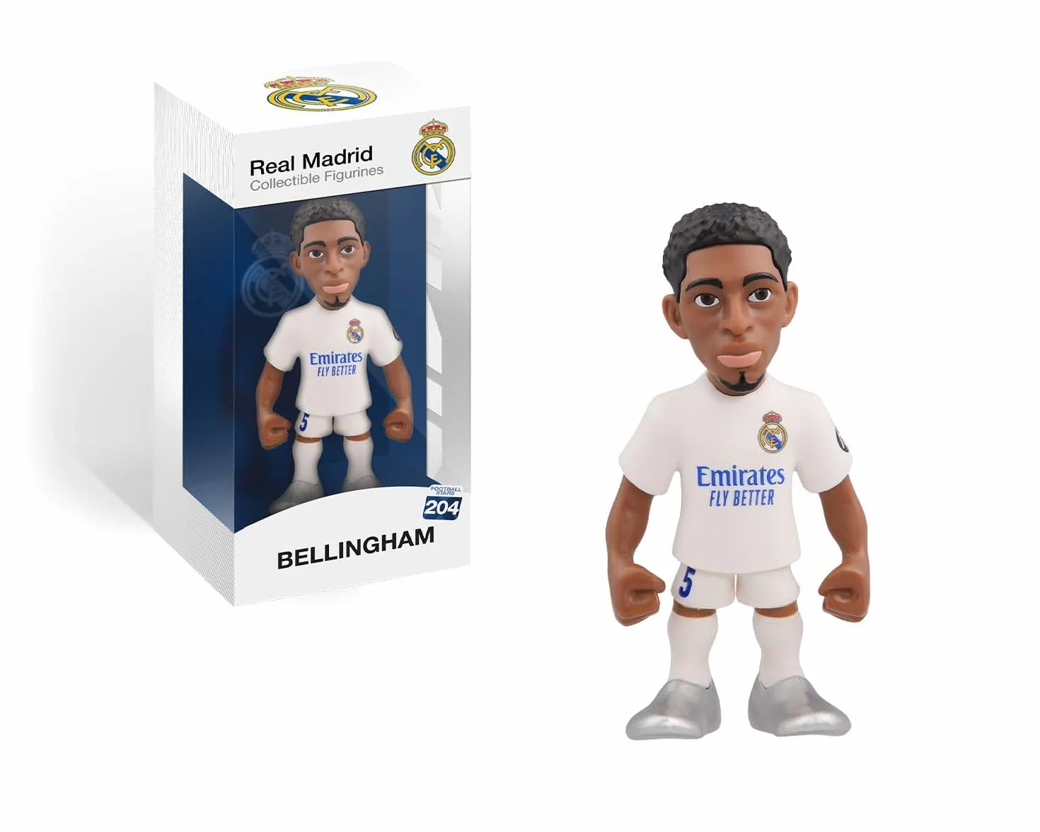 MINIX COLLECTIBLE FIGURINES MN18383 Figura di Bellingham, Real Madrid, Collezionabili da 12 cm per esposizione, idea regalo per bambini e adulti, appassionati di calcio
