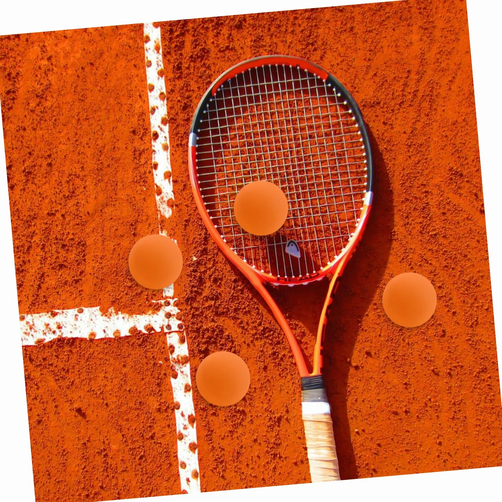 ifundom 4 Palline da Squash in Gomma per Allenamento Rimbalzanti per Bambini Arancioni