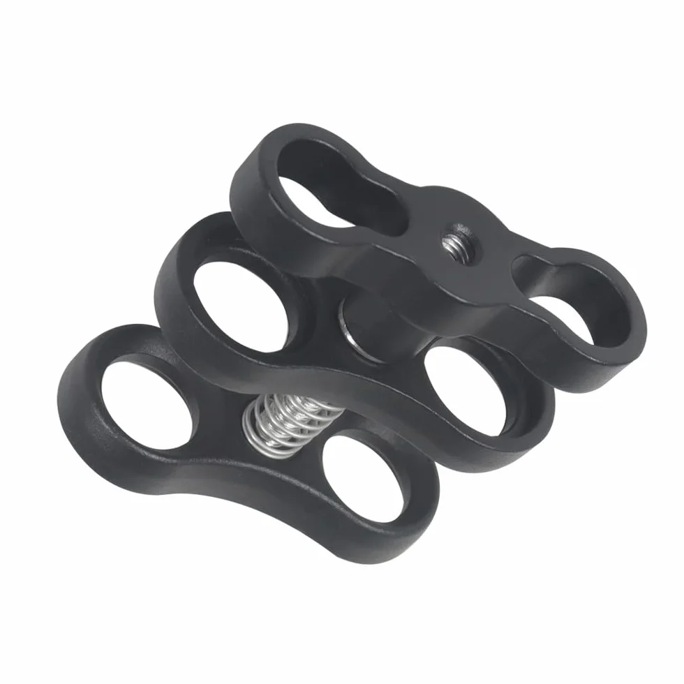 Morsetto per Luce Subacquea in Lega di Alluminio con Giunto sferico, 2 PCS