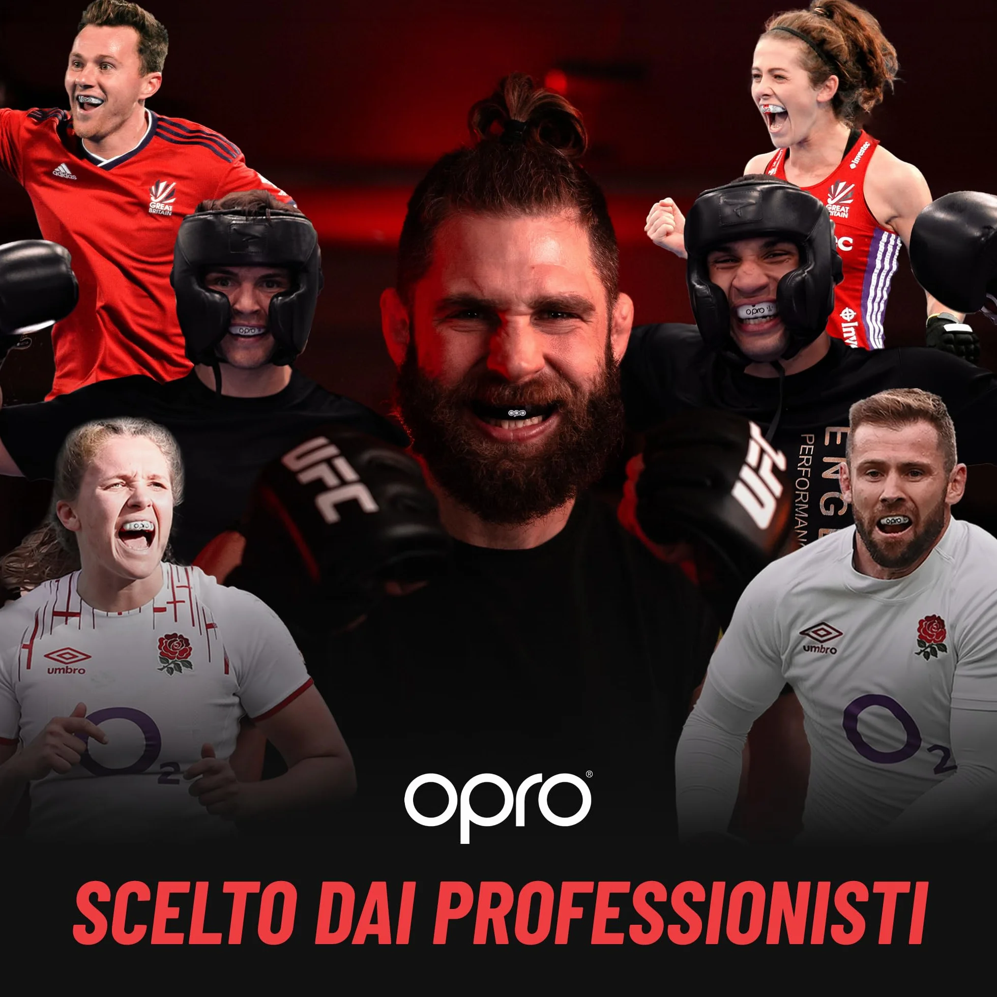 OPRO Paradenti Livello Oro – Aderenza Ottimale – Protezione Dentale per Boxe, MMA, Rugby, Hockey