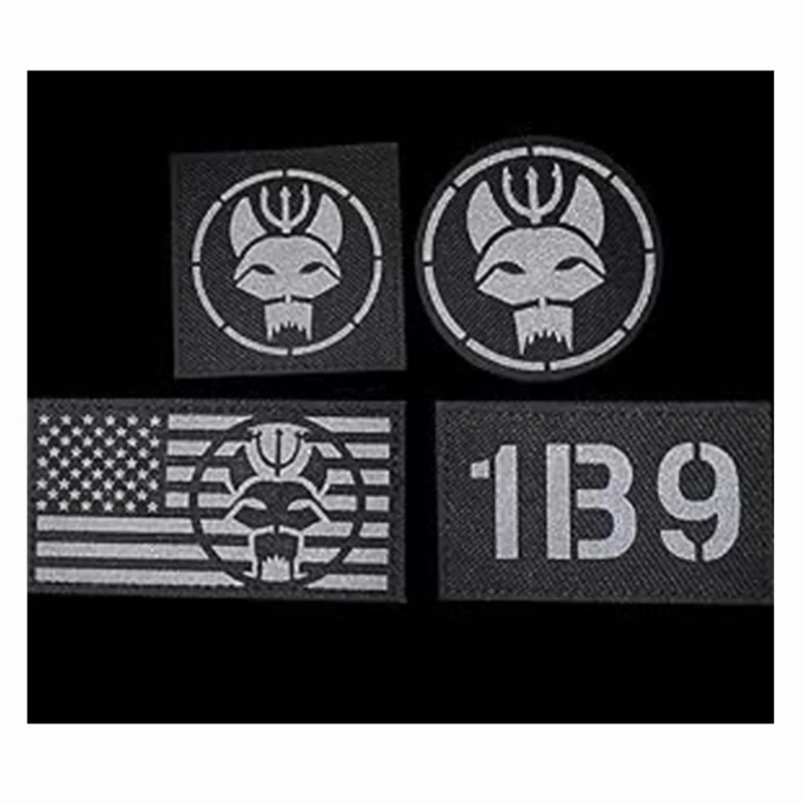 Patch tattica Seal Team Series, patch tattiche militari dell'esercito con chiusura a strappo, patch adesive in tessuto per distintivi (As shown,6)