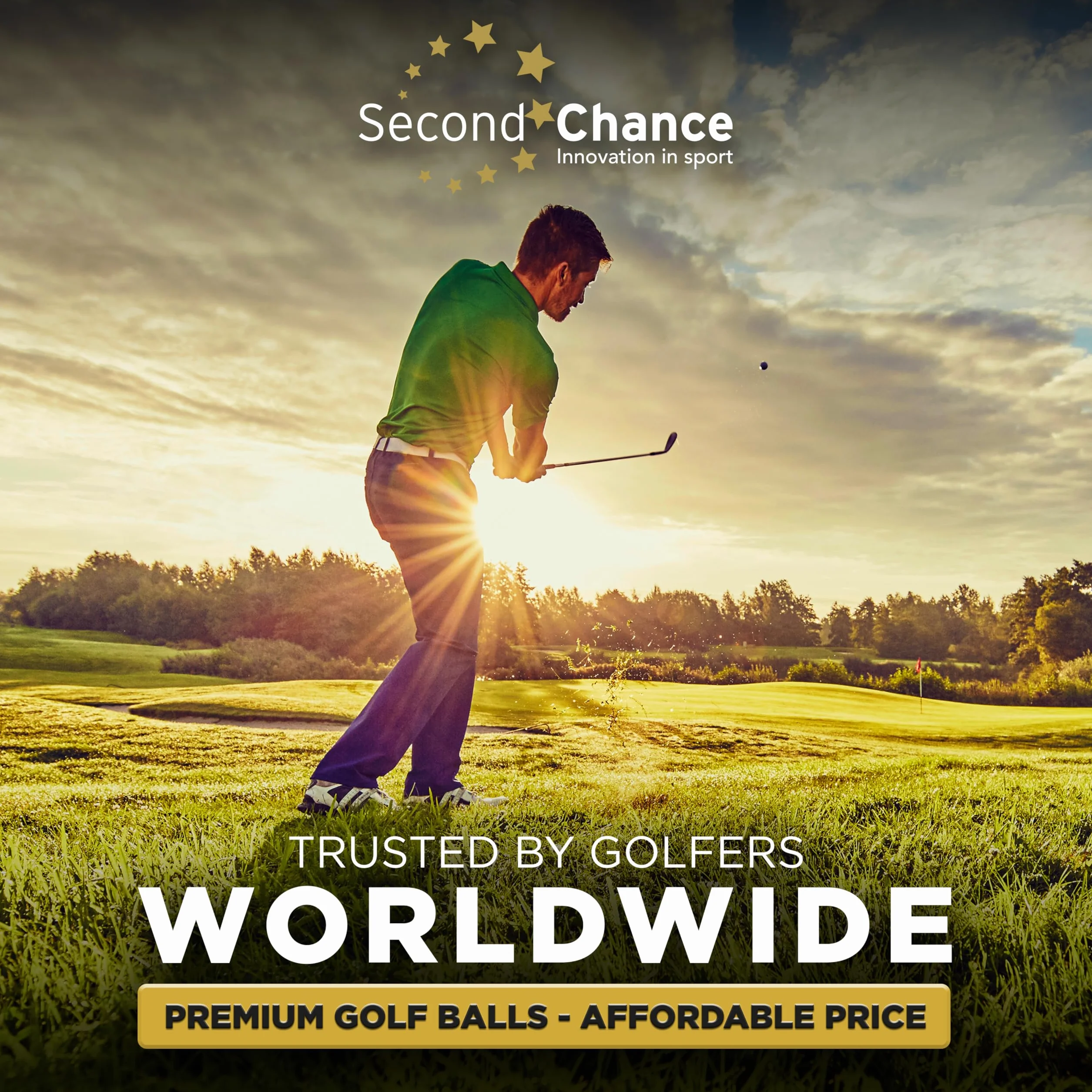 Second Chance Palle da golf Lake con borsa di trasporto riutilizzabile 25 36 50 100 palline