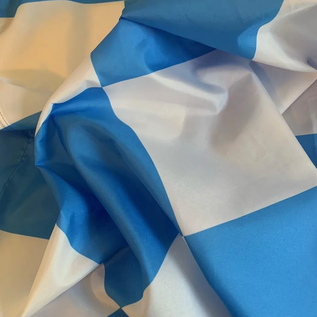 NARAMAKI Napoli Bandiera a Scacchi Bianco e Azzurri 90x150cm con Passante per Asta - Bandiera Italiana - Tifosi - Calcio (Bandiera Scacchi)