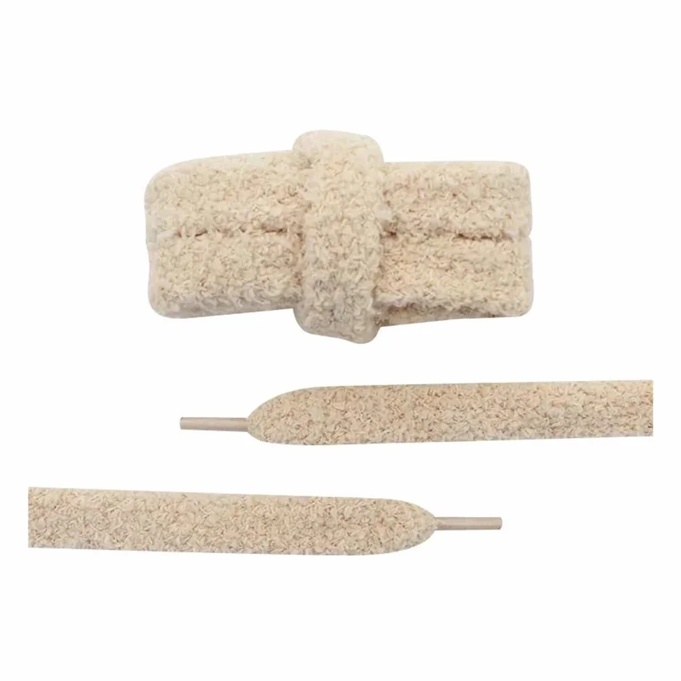 5 paia di lacci morbidi morbidi da 15 mm, morbidi e soffici, larghi e piatti, in peluche, perfetti per le donne, scarpe da ginnastica casual
