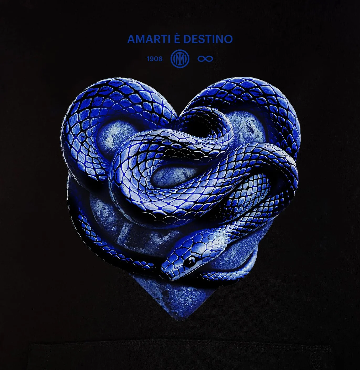 Inter La Felpa con Cappuccio “Amarti è Destino unisce qualità e Stile per Ogni Tifoso nerazzurro. Realizzata in 100% Cotone, Taglie Unisex Adulto, Prodotto Ufficiale