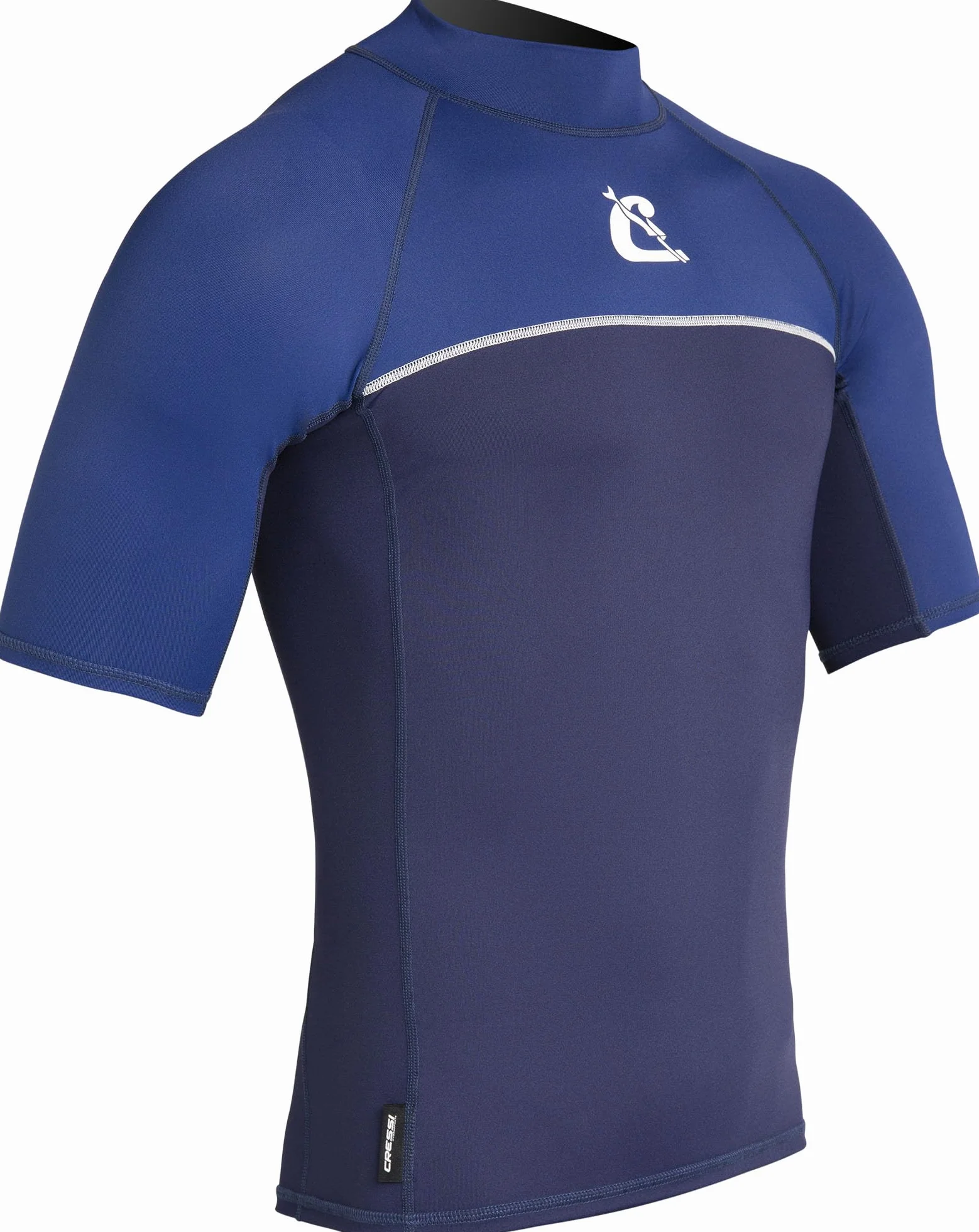 Cressi Shield Man Rash Guard Short/SL - Rash Guard Manica Corta Protettiva per SUP e Sport Acquatici, Uomo