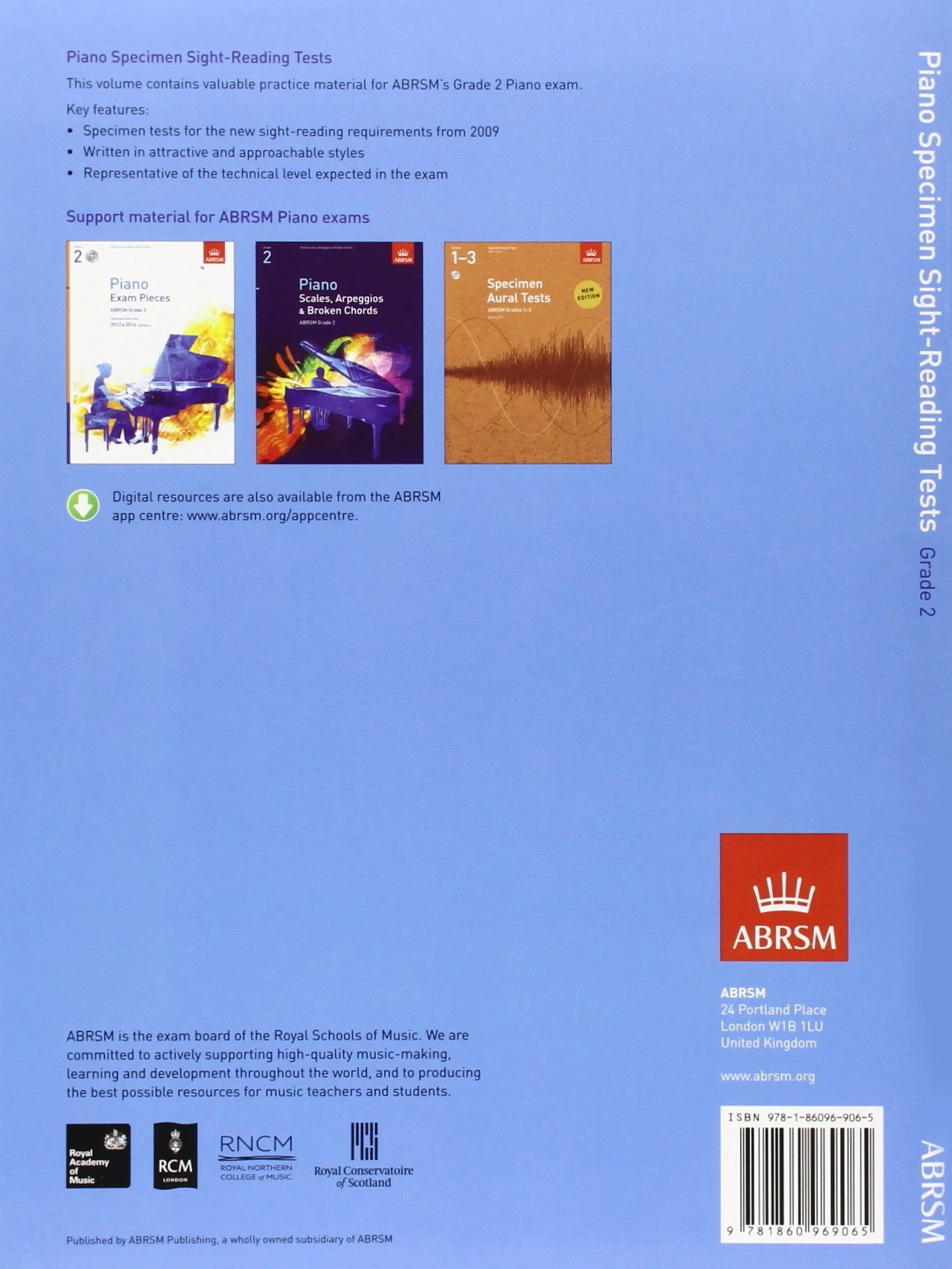 Piano Specimen Sight-Reading Tests, Grade 2