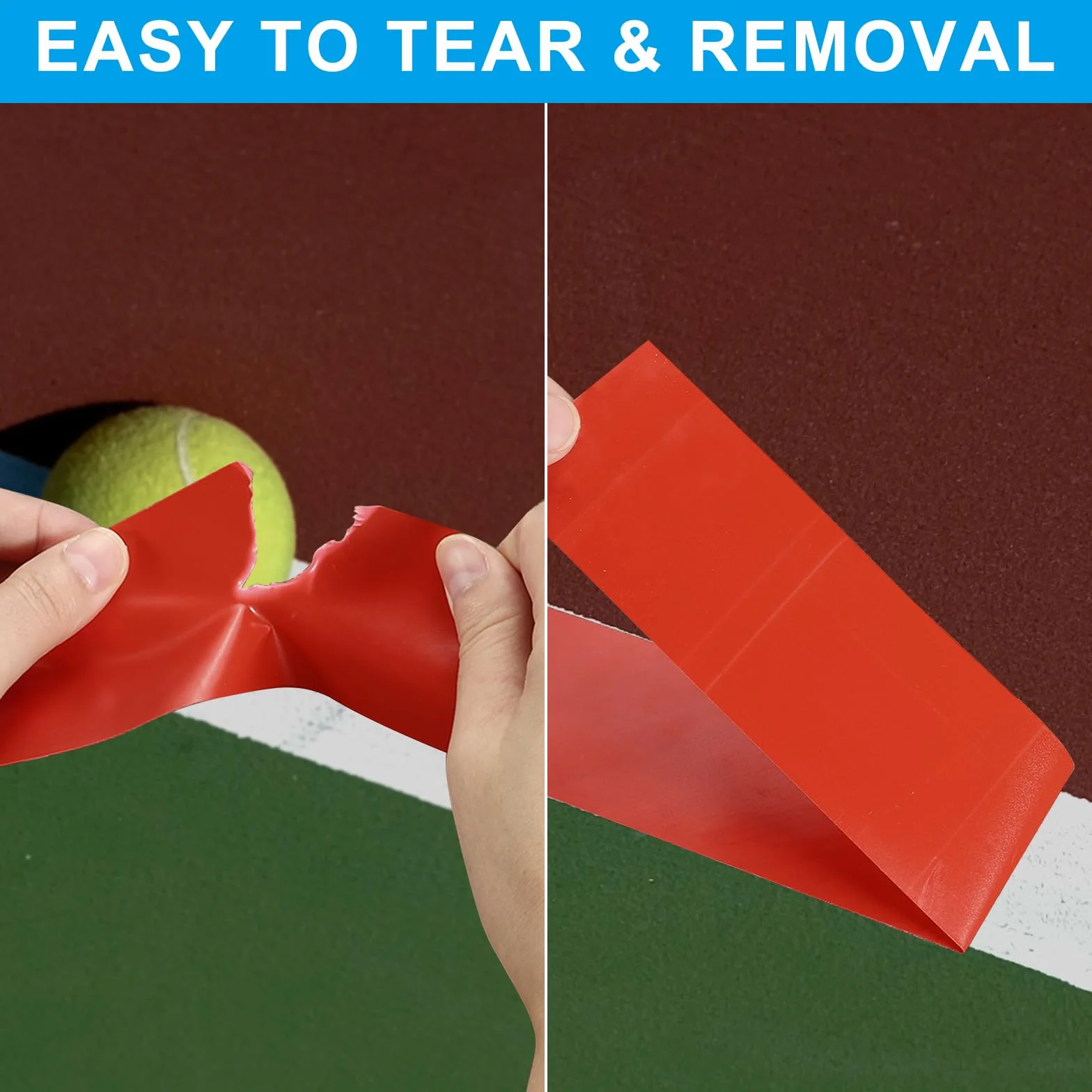 PATIKIL Pickleball Court Tape Temporaneo Pickleball Court Lines Multiuso Court Tape