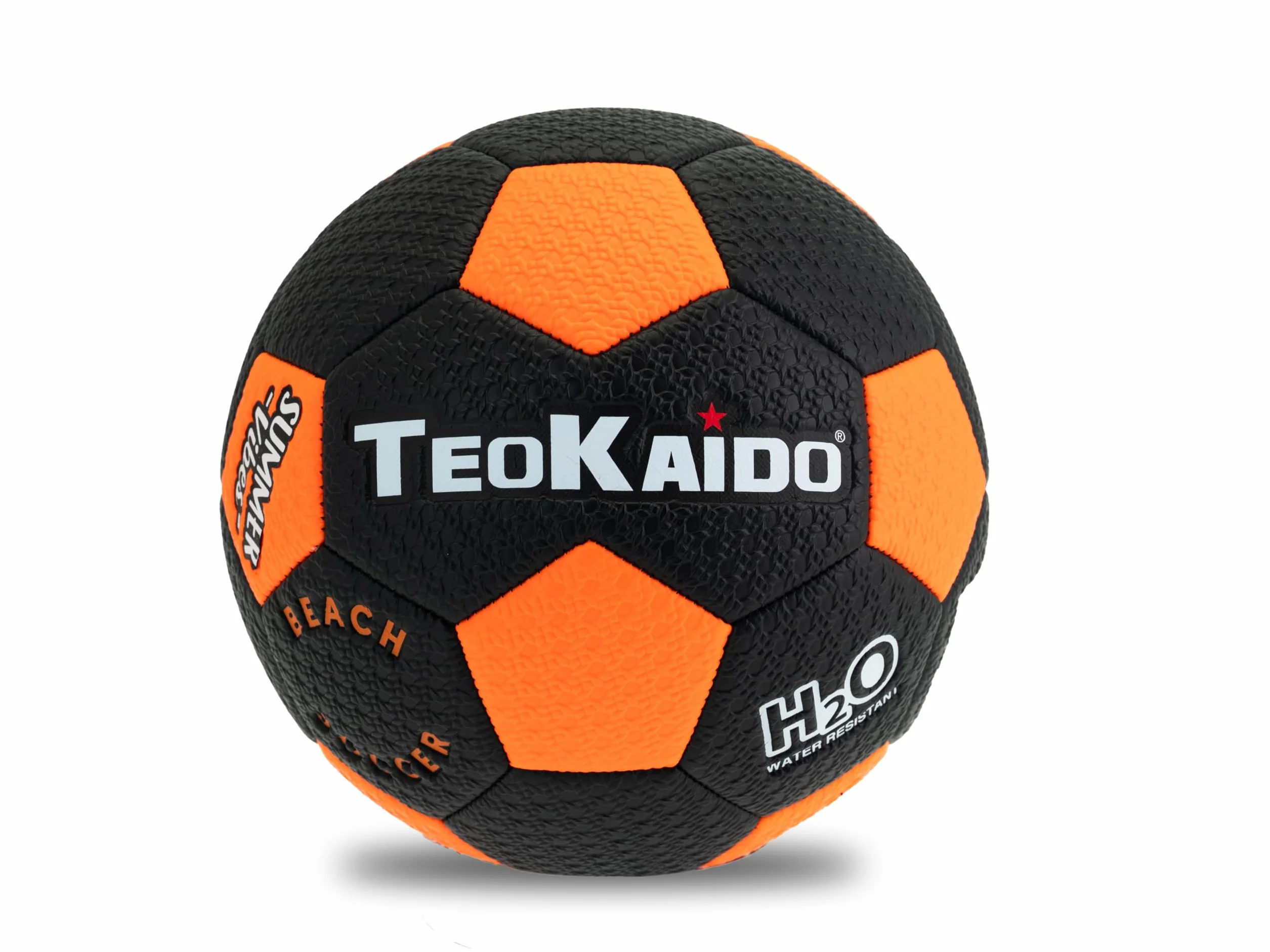 TEOKAIDO Pallone Beach Soccer Taglia 5 – Pallone da Spiaggia Calcio 320g PVC 1.8mm