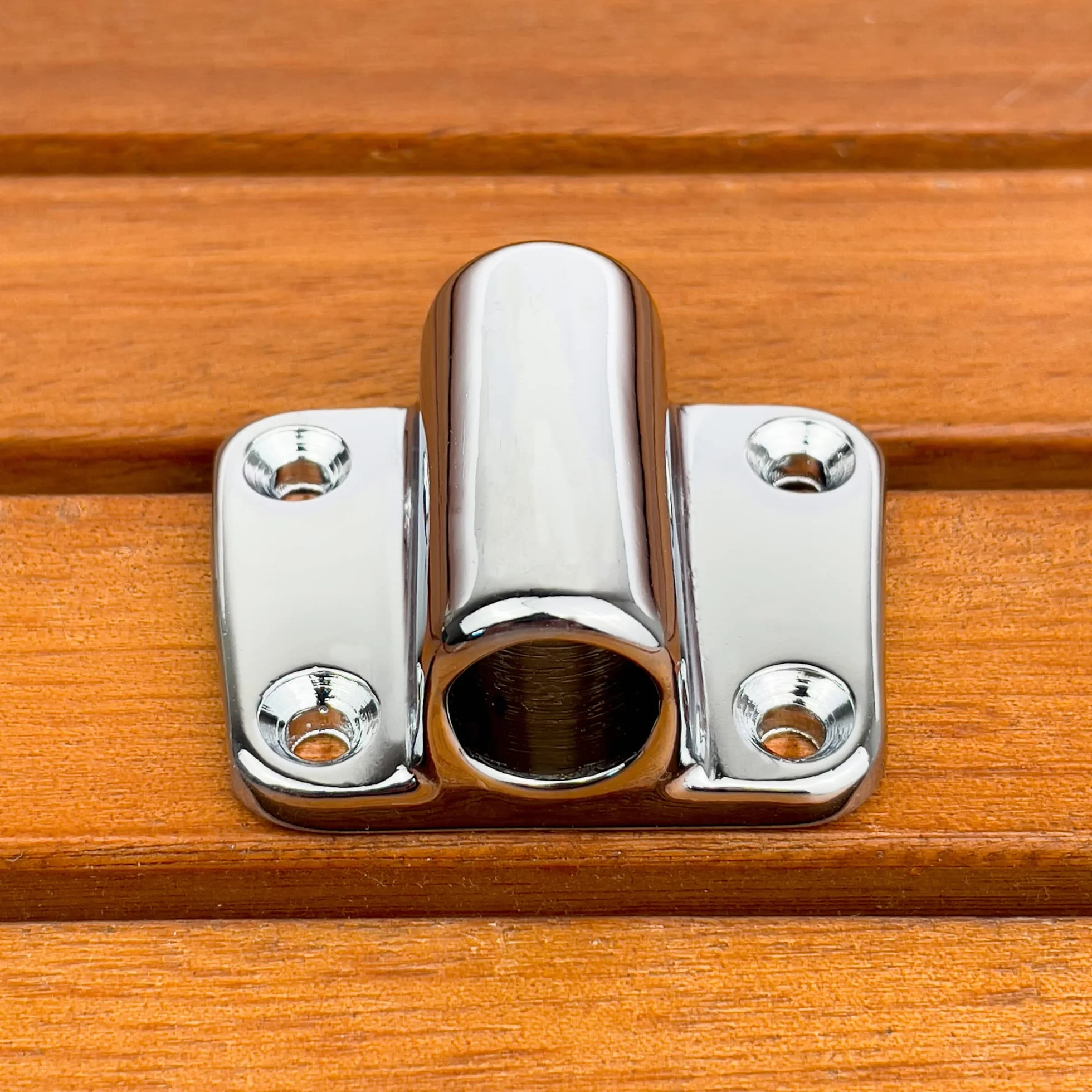 Boccola Laterale per Scalmi in Ottone Cromato Ø Foro 14 mm GATE14®