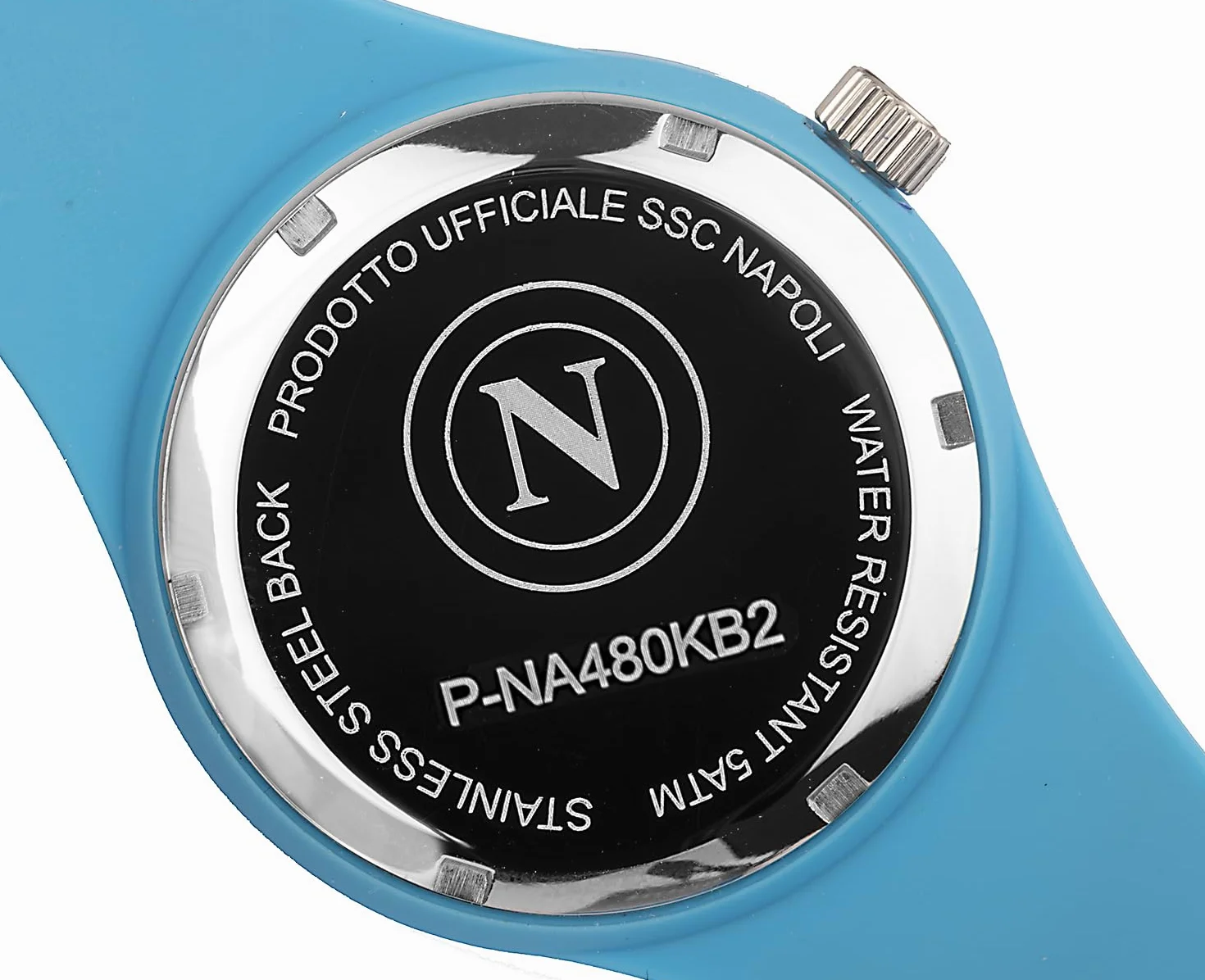 Orologio SSC NAPOLI NEW ONE KID Silicone Azzurro 34mm OFFICIAL