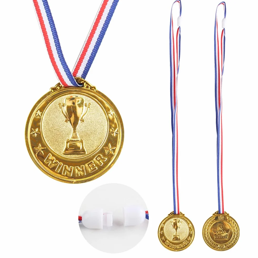 Medaglia Premio Competizione Calcistica Oro Argento Bronzo Souvenir Vincitore