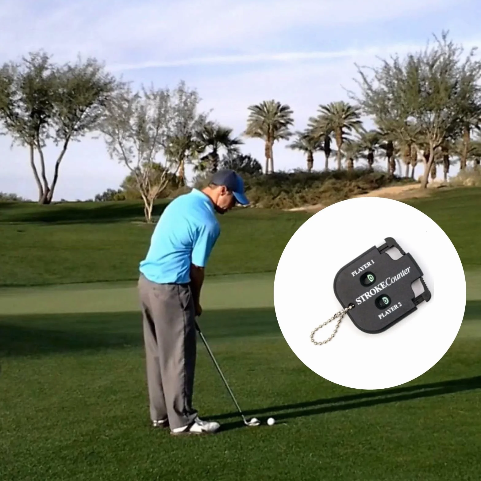 Cerioll Contatore di Punteggio da Golf Manuale Portatile, Leggero e Durevole per Scuola/Eventi Sportivi