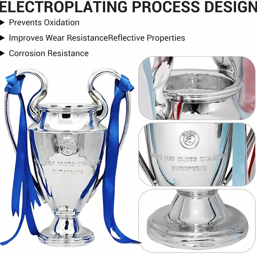 Trofeo Europa Football Champions European League Replica Trofei Collezione 16cm