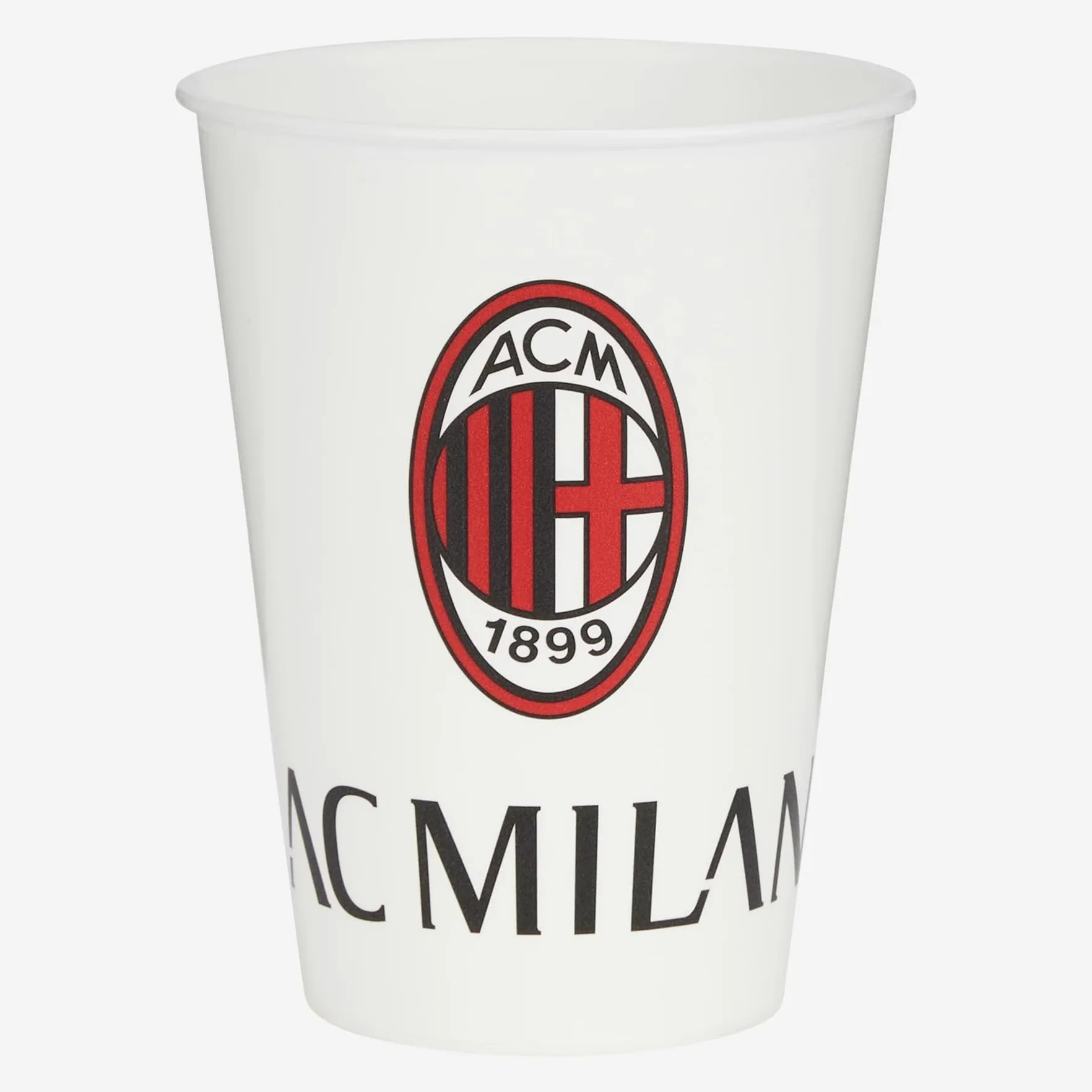 ILS I LOVE SHOPPING Set Regalo Bicchiere Tazza Tifoso Senza BPA Prodotto Ufficiale MILAN