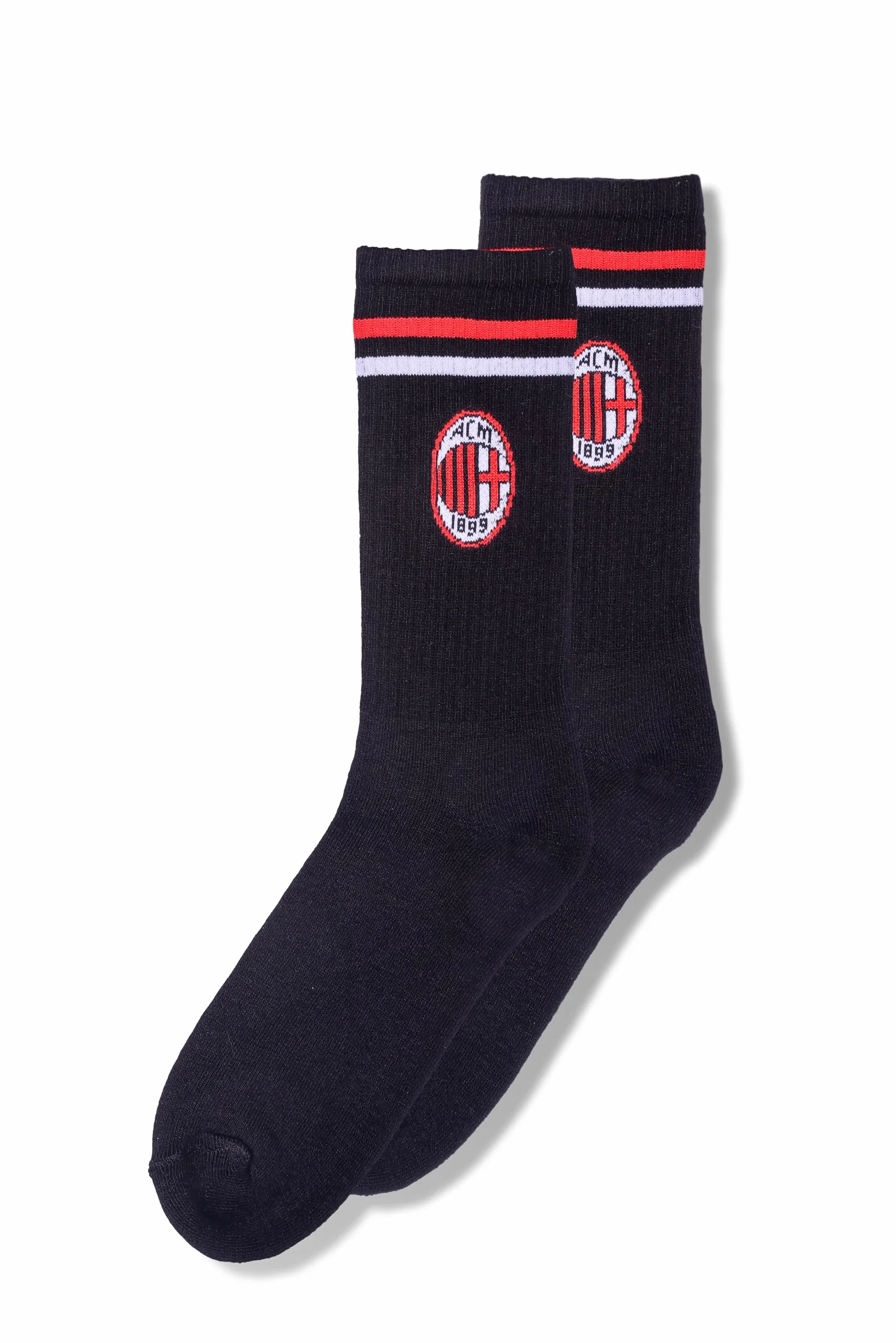 A.C. Milan Set Calze Sport 2 Paia Calzini Unisex Adulto
