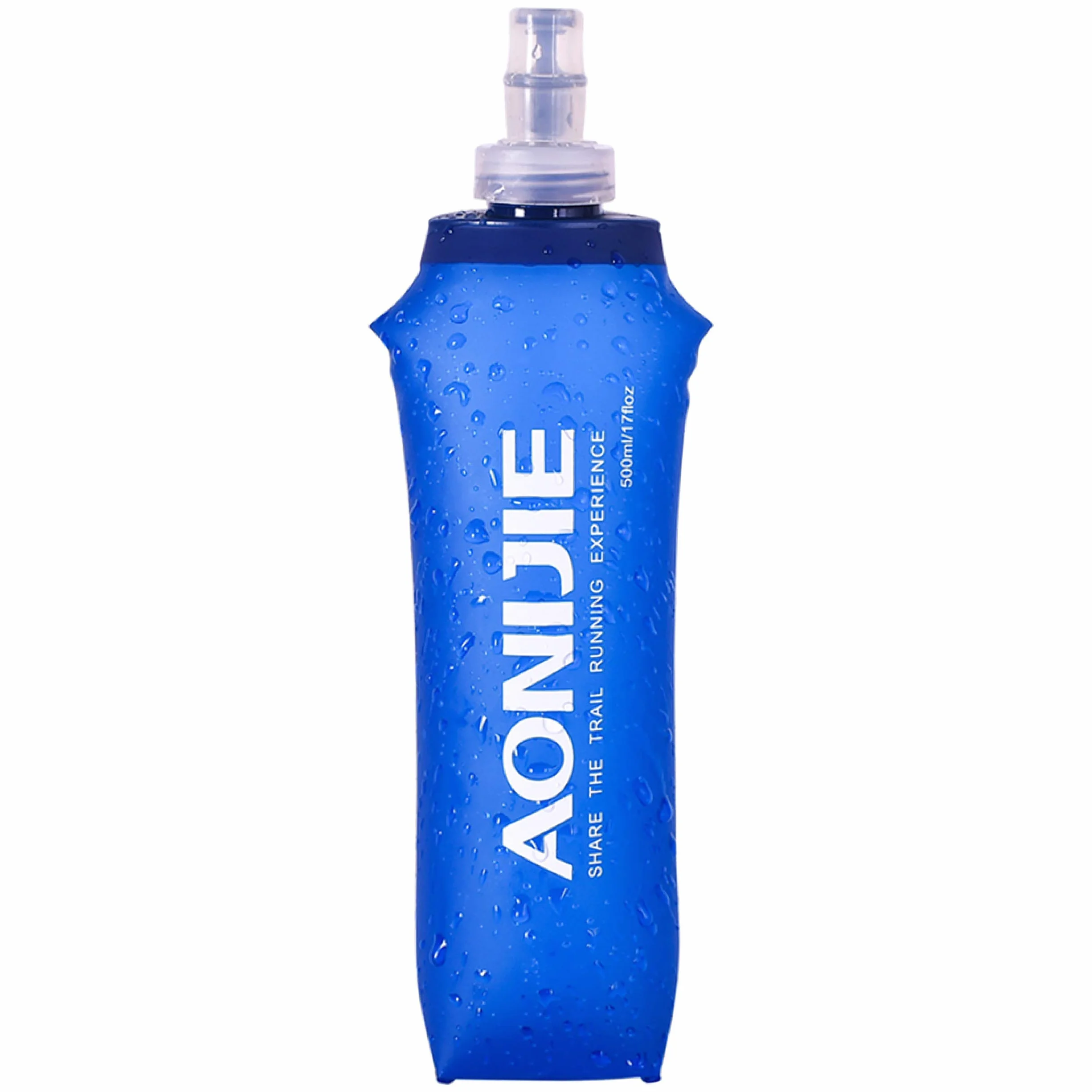 Azarxis Borraccia Morbida da Running 500ml, Soft Flask in TPU, Borraccia Pieghevole per Corsa Trail Running MTB Bici