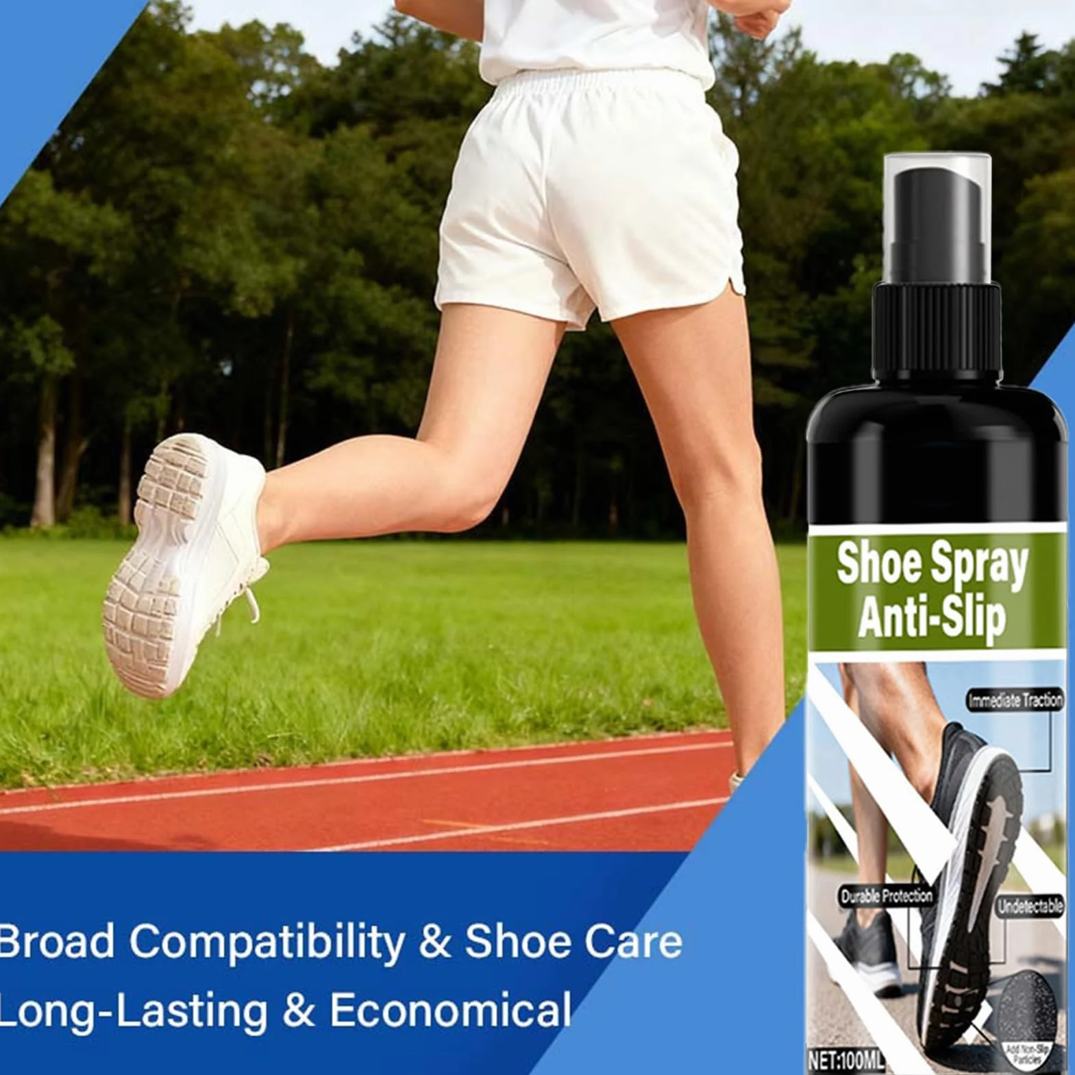 Spray Grip per Scarpe da Pallacanestro 100ml Attrezzatura Allenamento Non Appiccicoso