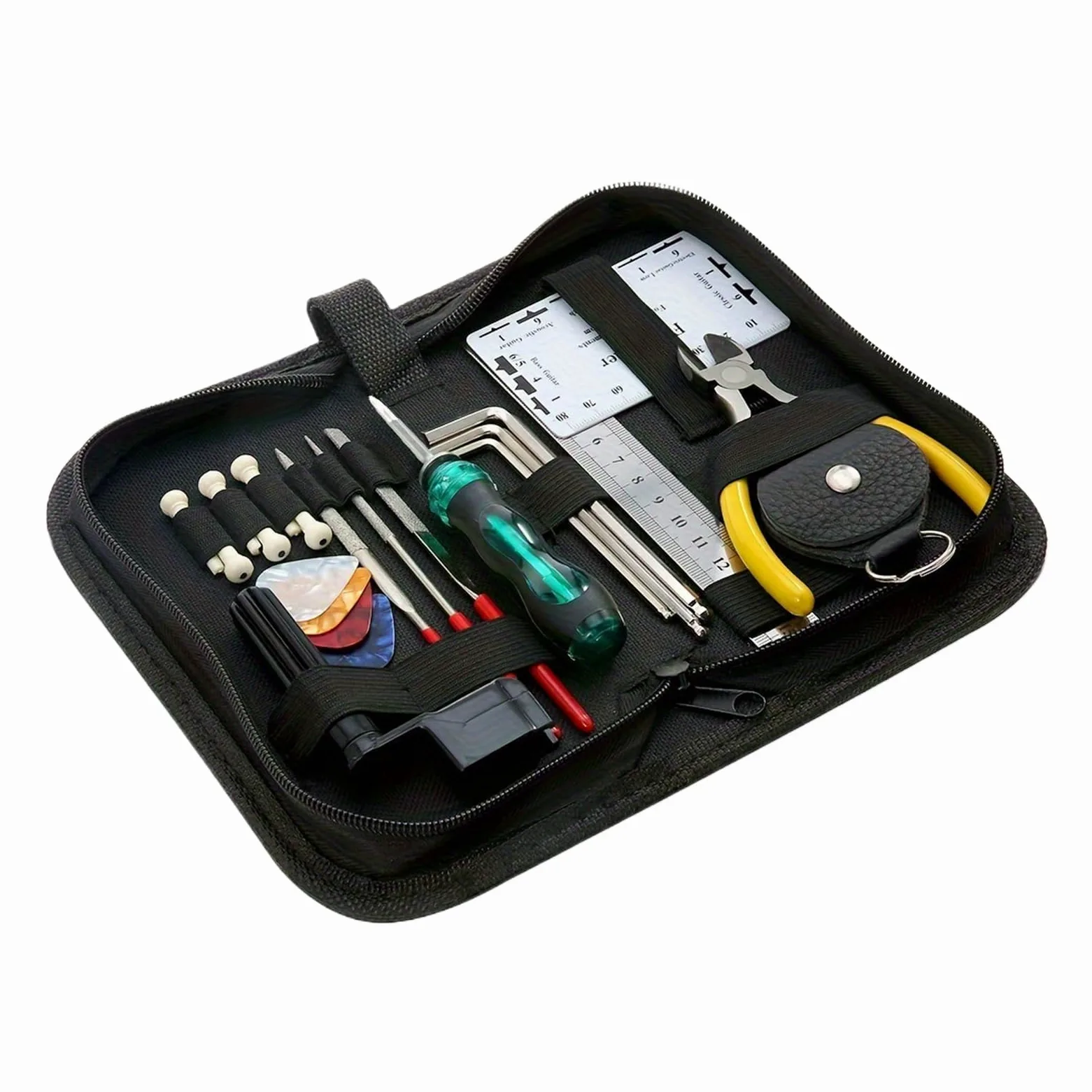 Kit di Riparazione per Chitarre Manutenzione Basso | Set di Precisione di 25 Strumenti Musicali per Pratica Casa Spettacolo Viaggio