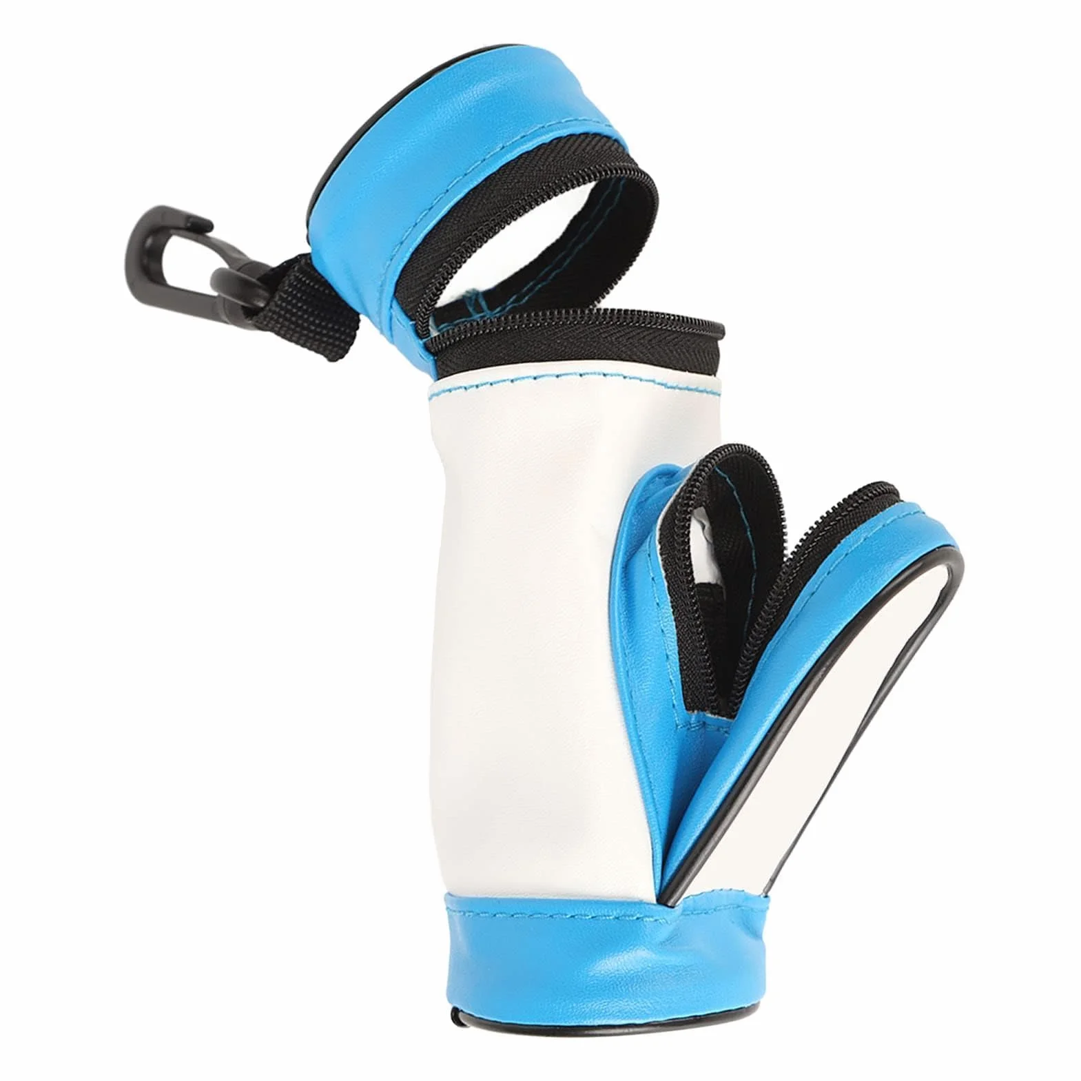 Borsa da Golf Porta-tee Porta-palline Clip da Cintura Accessori Regali (Blu)