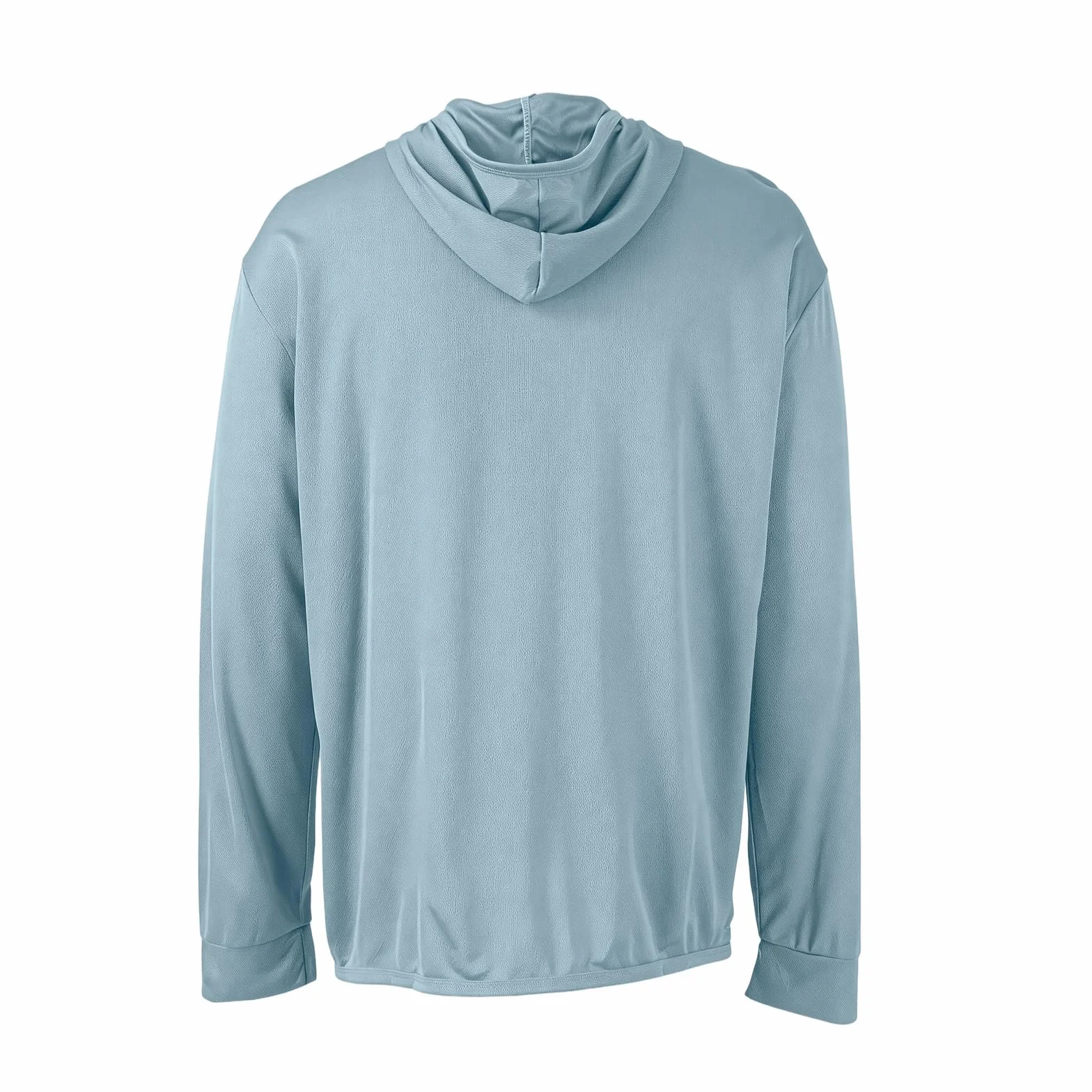 MOKBAY Maglia Anti UV Uomo Pesca Traspirante Running con Cappuccio Slim Fit Tecniche Maniche Lunghe Maglia UPF 50 Uomo Estiva Tecnica Leggera Anti UV T Shirt