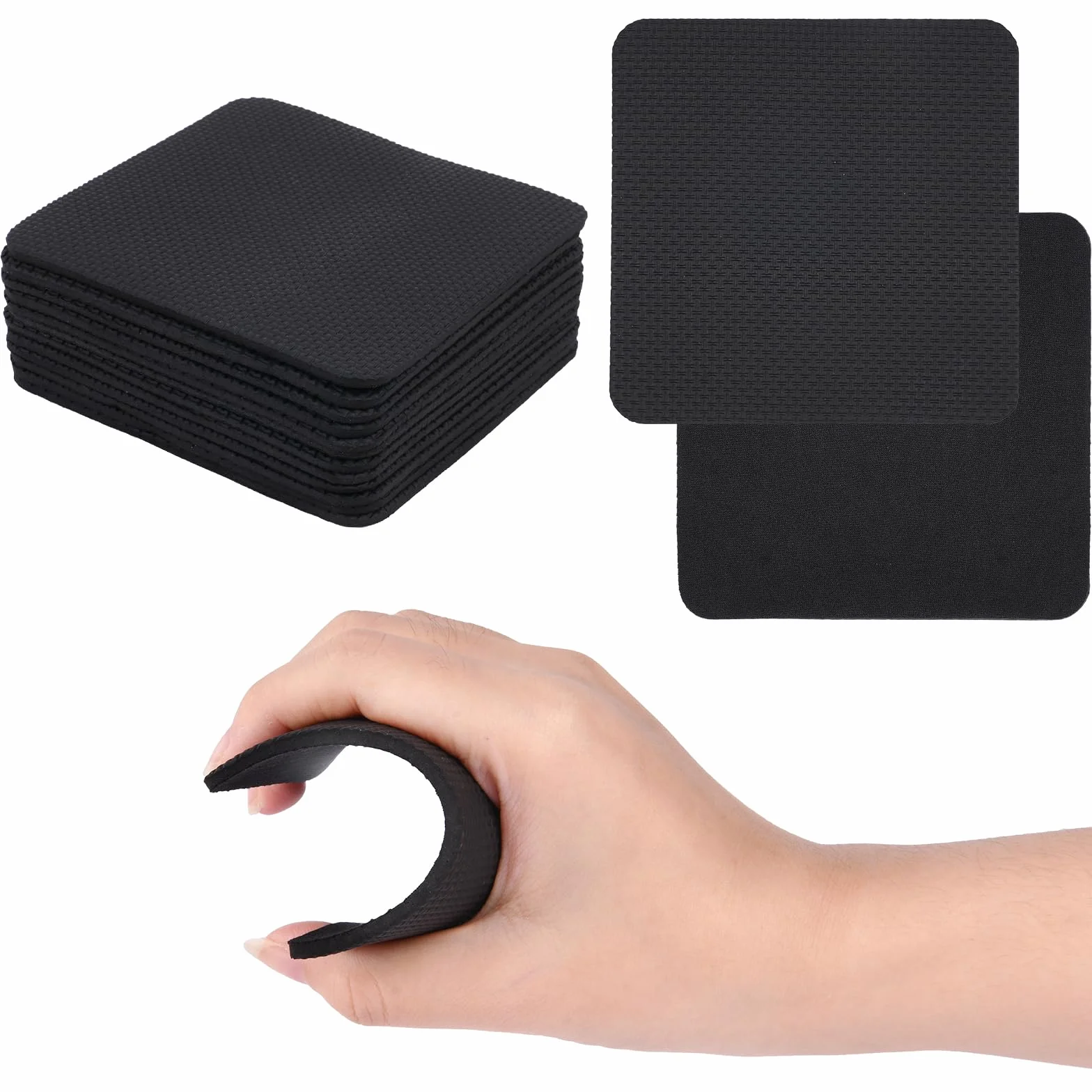 Cinghie da Polso per Sollevamento Pesi, Ganci per Trazione, Multi Grip per Allenamento Forza Powerlifting