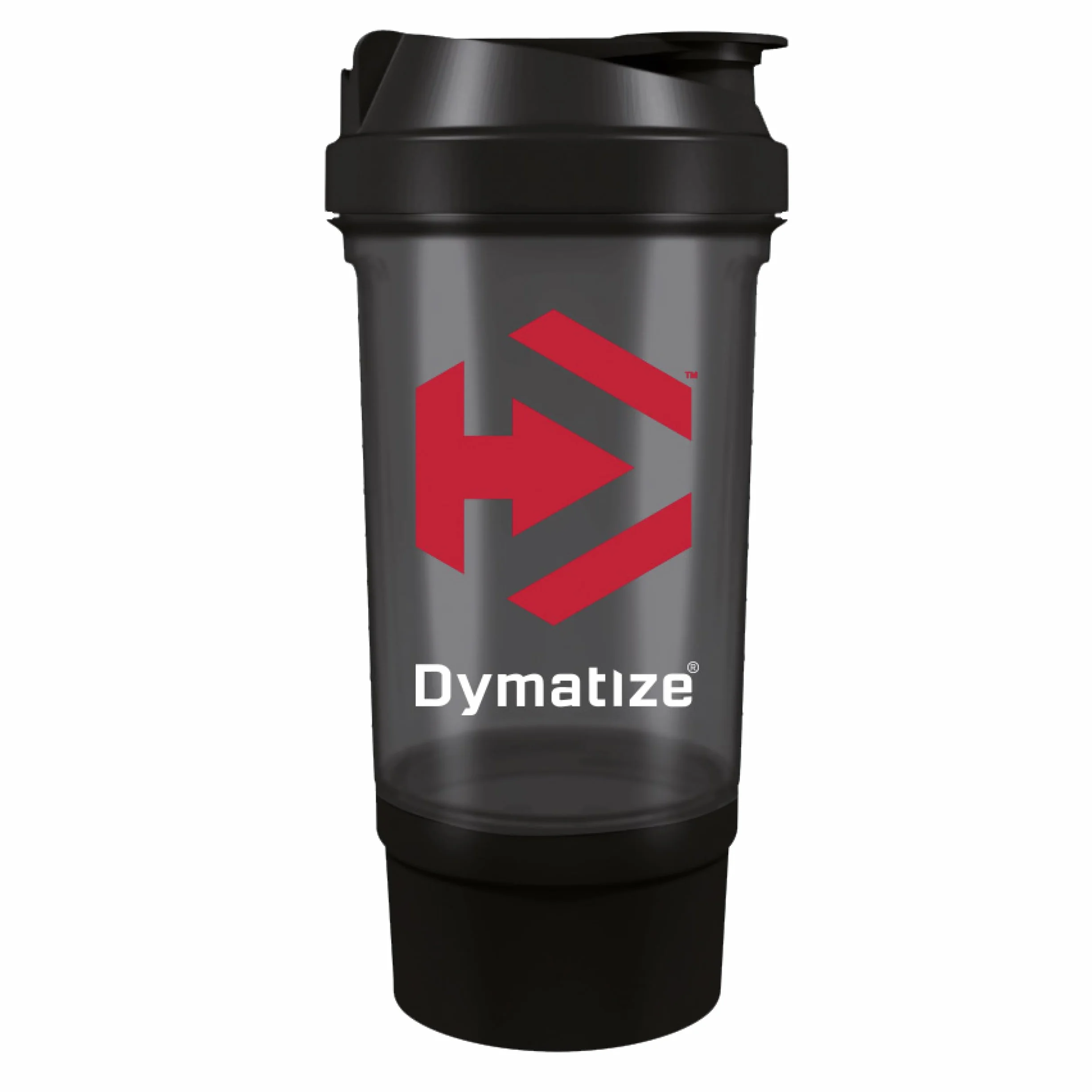 Dymatize Protein Shaker 500 ml con scomparto polvere e capsule ermetico lavabile in lavastoviglie senza BPA DEHP