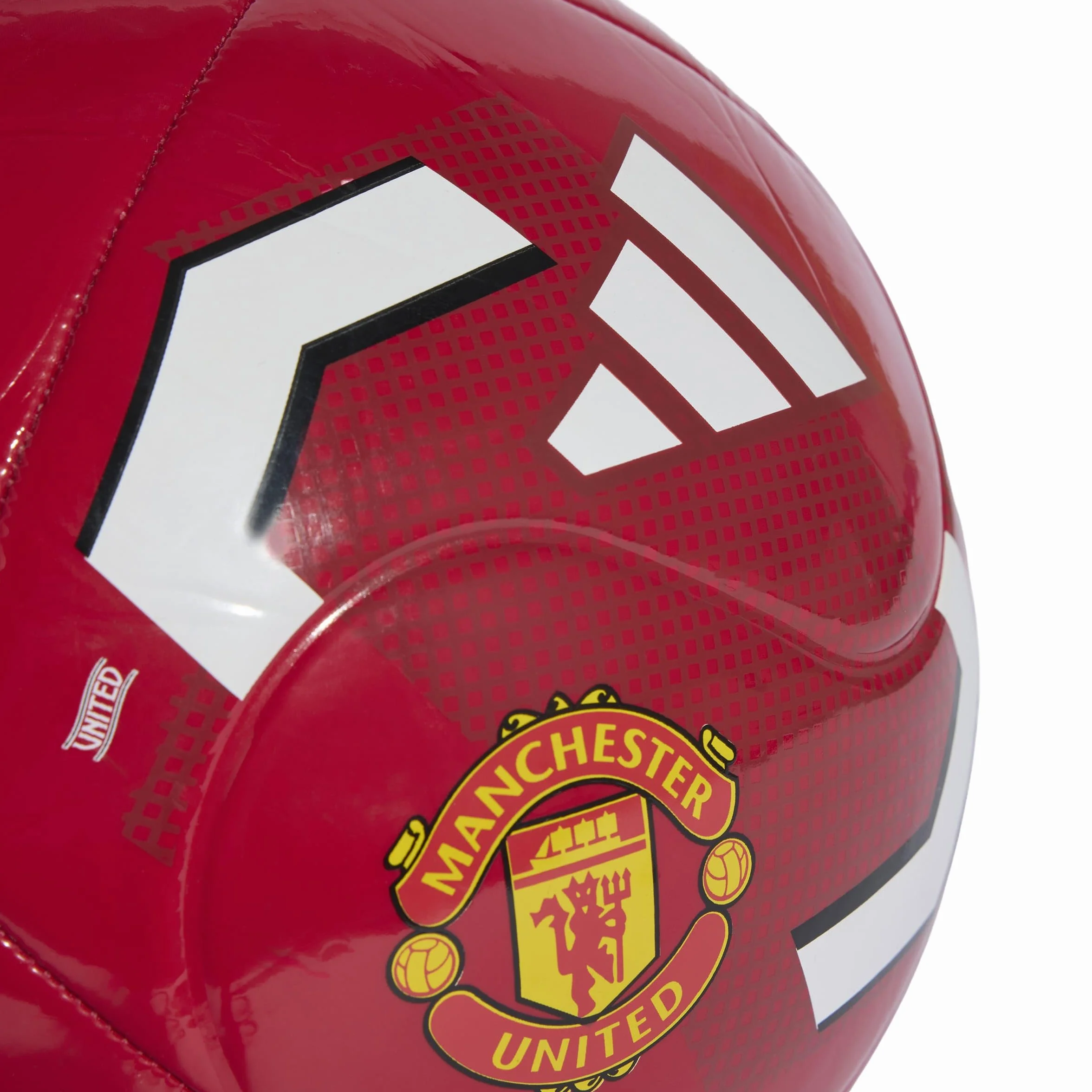 Adidas Manchester United Home Club Recreation Ball MUFC Red White 5