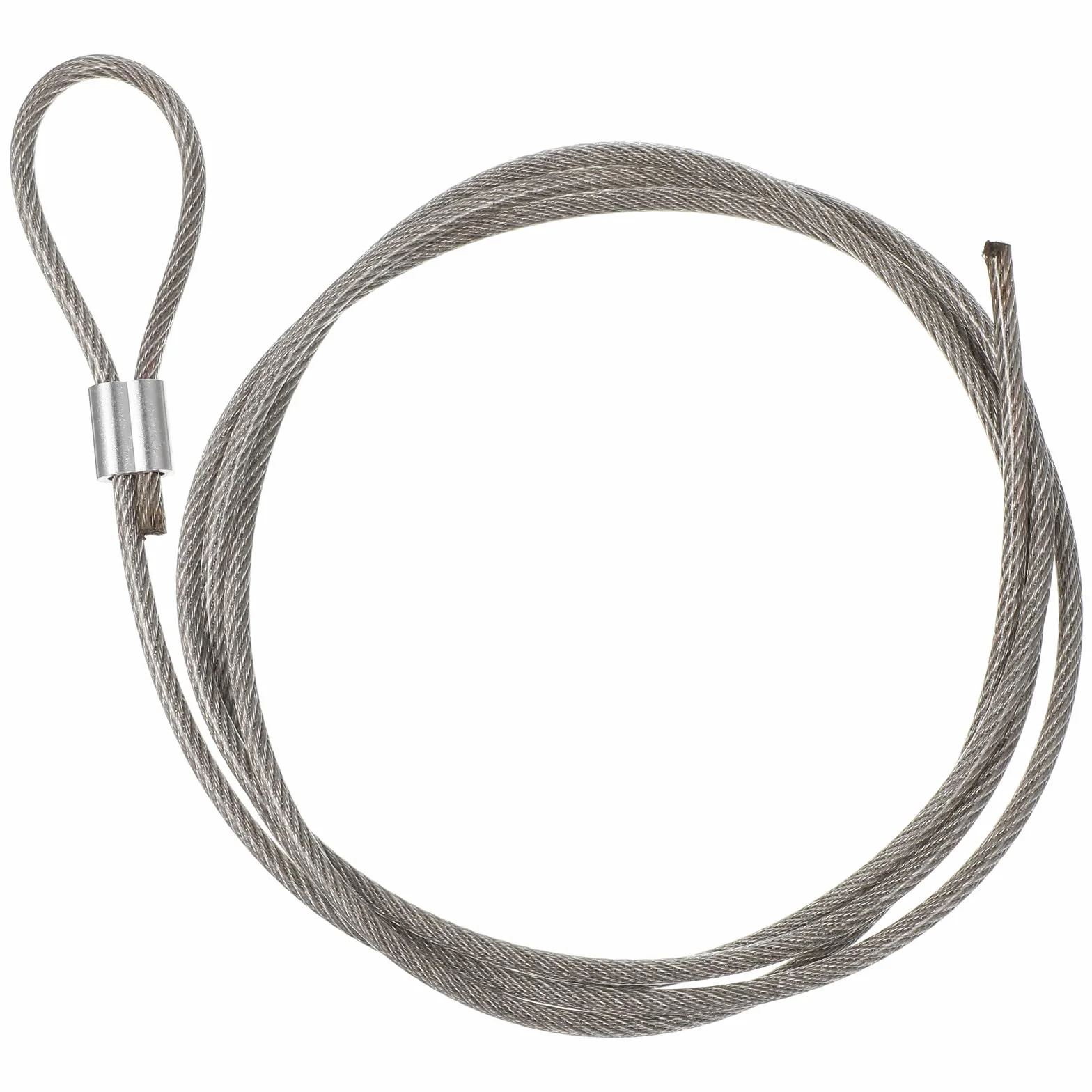 ORFOFE Corda di Infilatura Rete da Basket in Filo di Acciaio Fibbia in Alluminio Cavo di Fissaggio Resistente per Rete Canestro Basket Uso Interno ed Esterno Accessorio Ricambio per