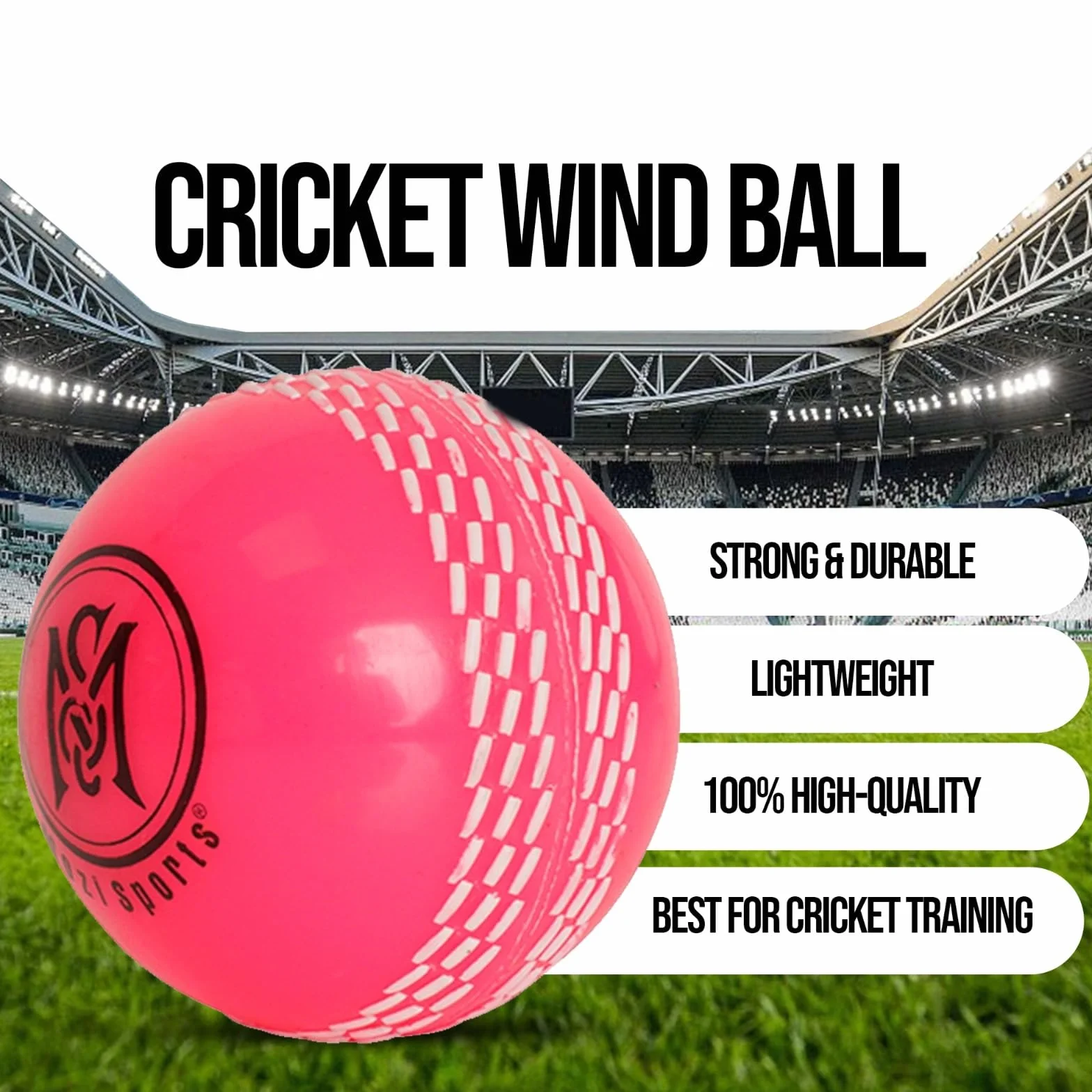Palline da cricket morbide per allenamento interno ed esterno