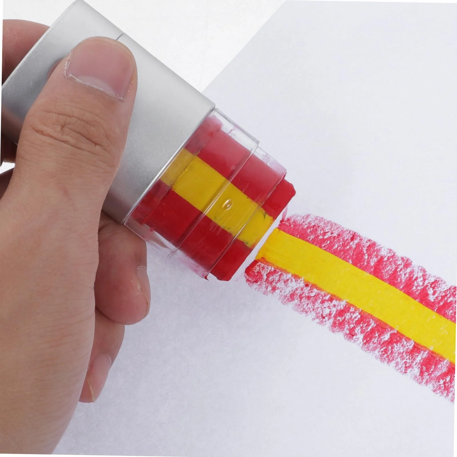 Bastoncini per Pittura Facciale Patriottica Set da 3 Colori Bandiera Americana Colombiana Trucco Eventi Partite Football Feste