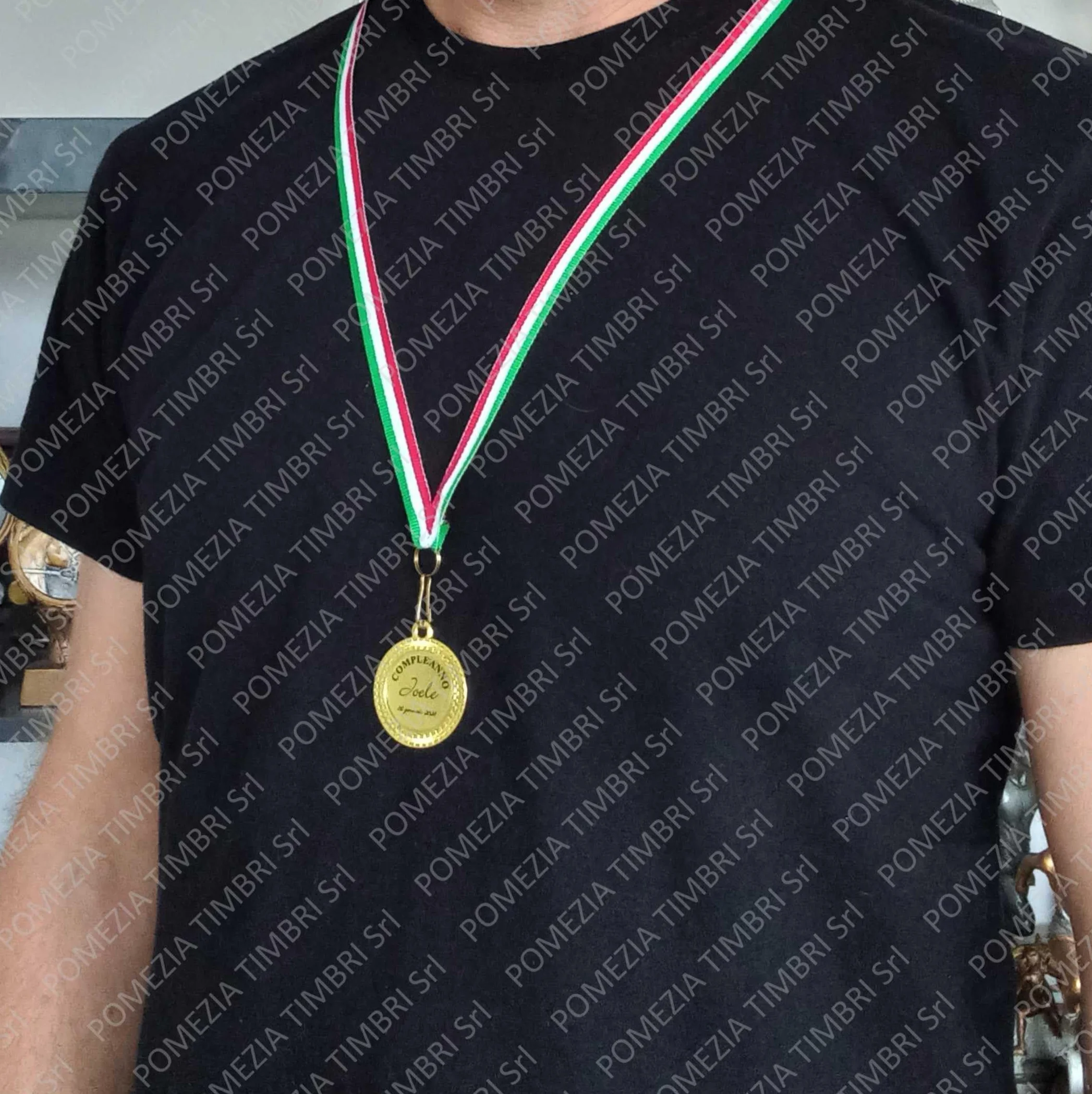 Medaglia Personalizzabile Ø35 mm Metallo Premio Sportivo Gare Tornei