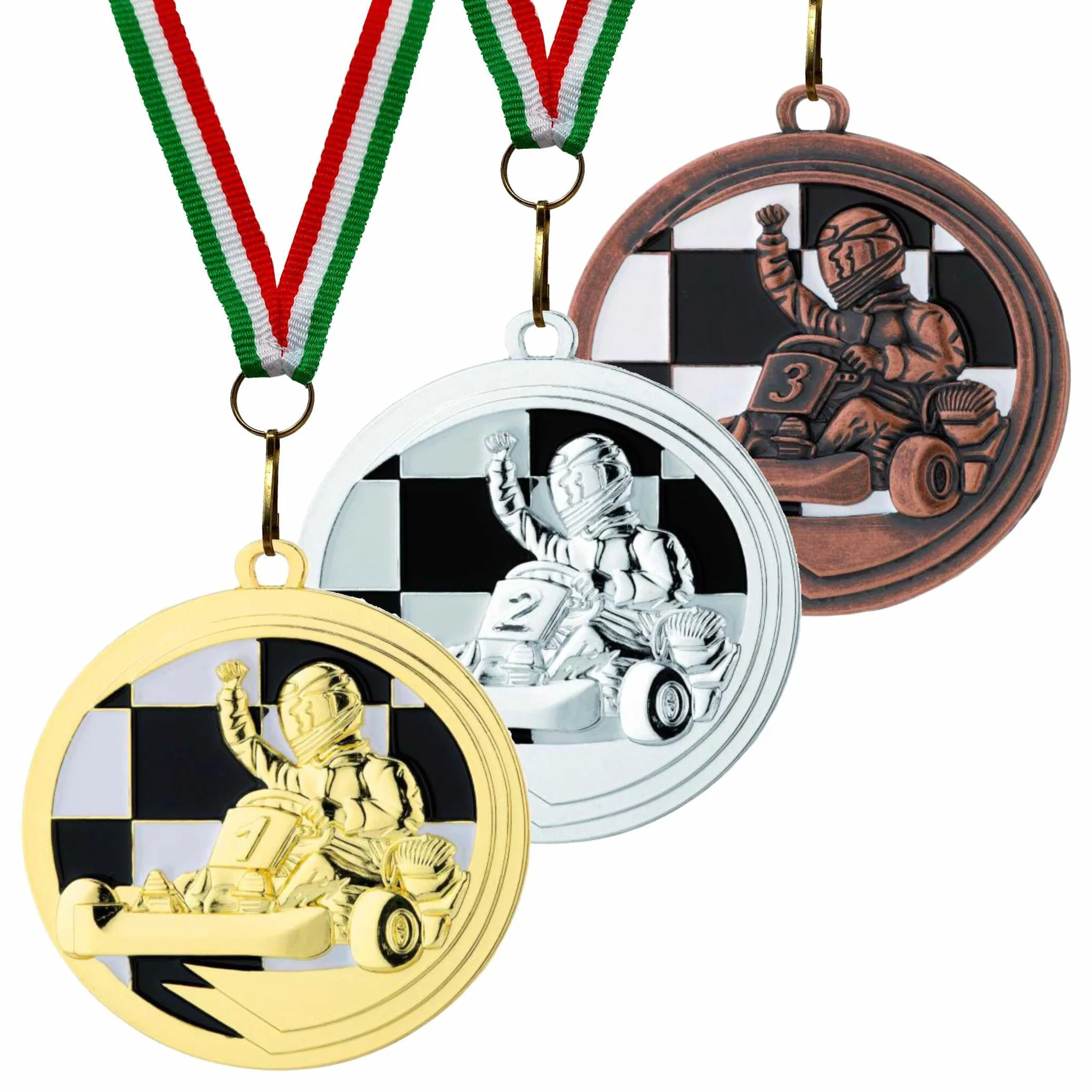 Generico Medaglia Go Kart Personalizzata