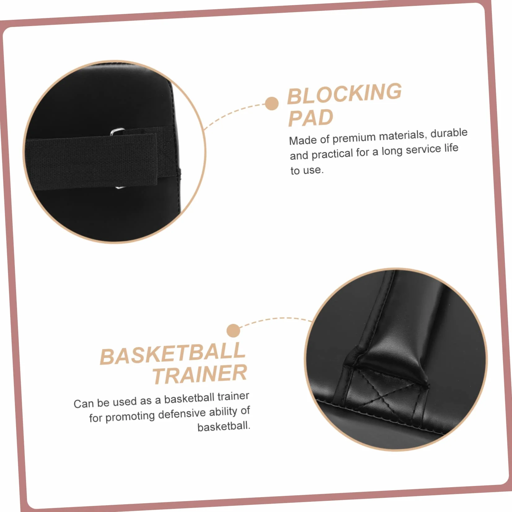 Tappetino Bloccante Sportivo Da Basket, Cuscinetto Di Bloccaggio Portatile Resistente All'usura, Supporto Per Allenamento Difensivo Ergonomico Per Migliorare Agilità e Protezione