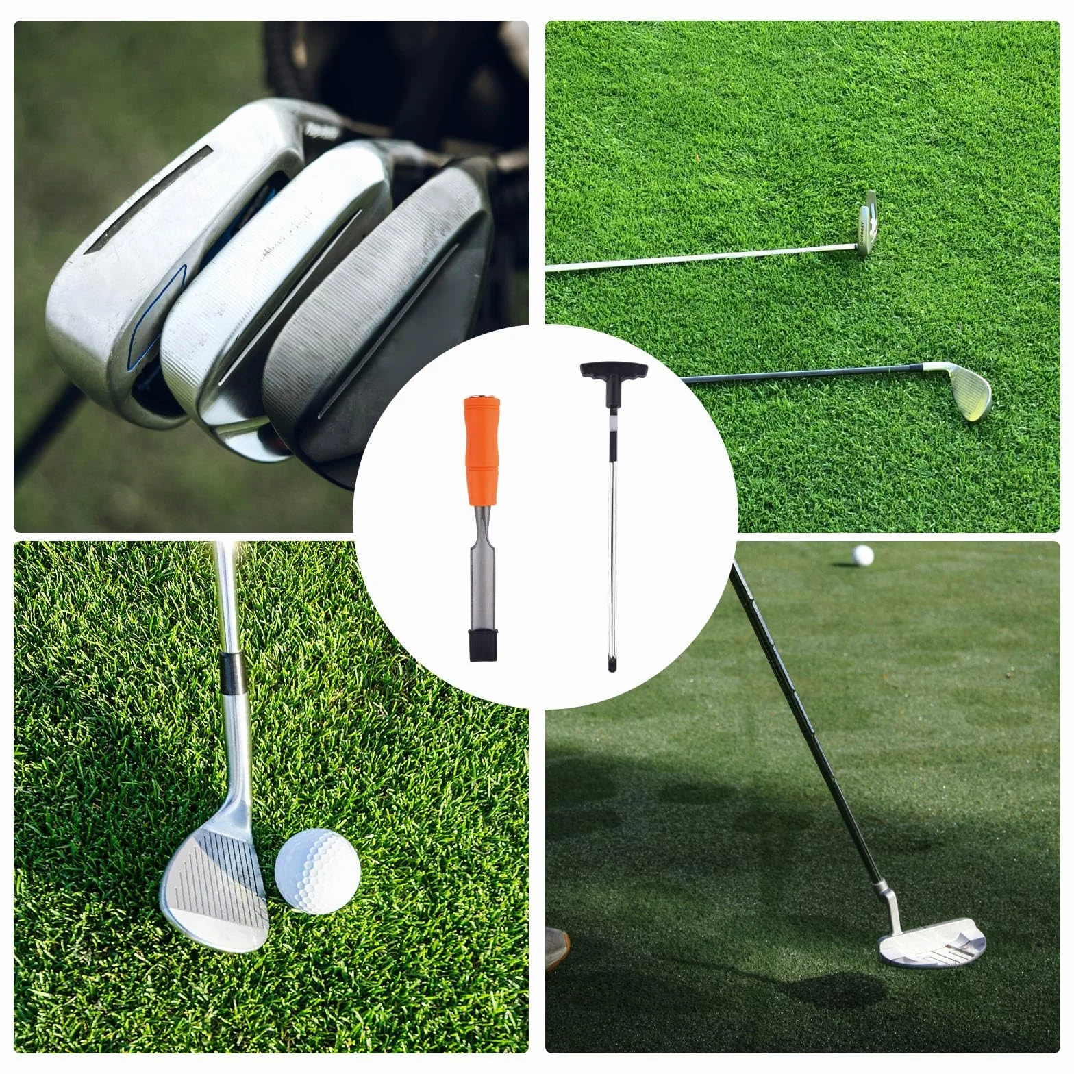 Gosknor Strumento Rimozione Impugnatura Golf Nastro Adesivo Scanalatura V Riparazione Durevole Accessori