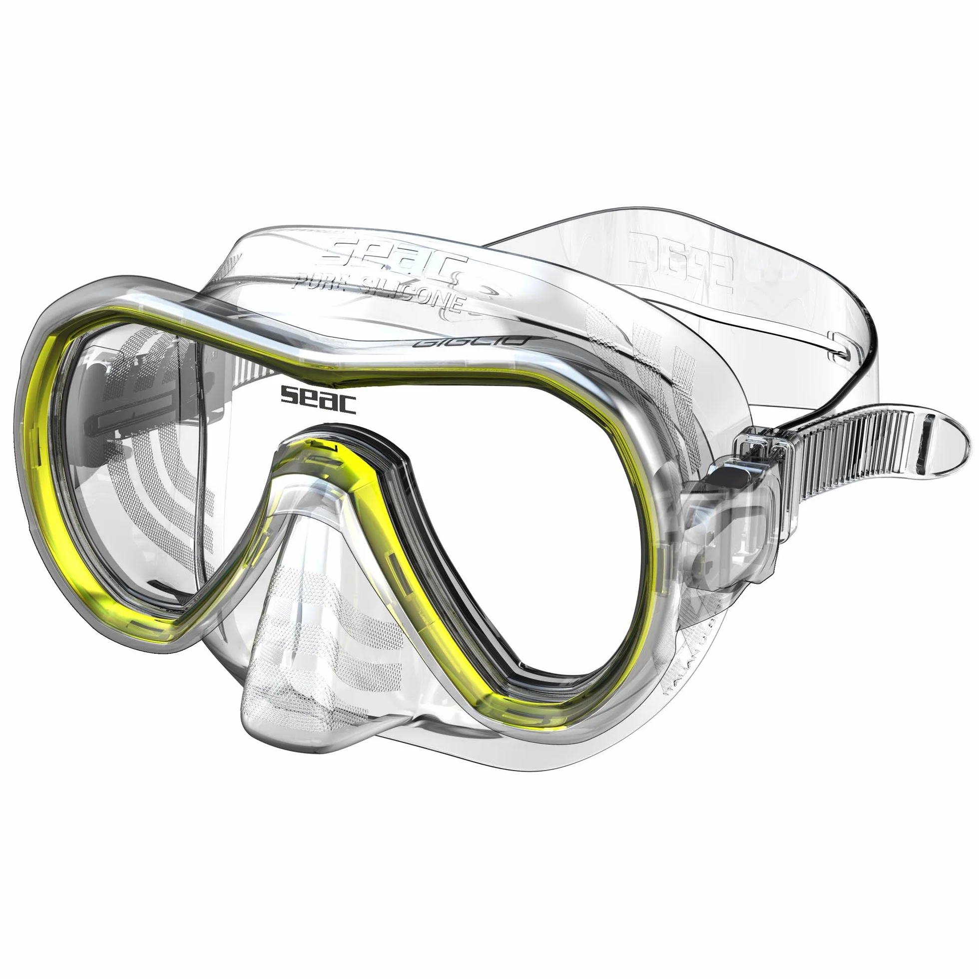 SEAC Giglio Maschera Snorkeling Immersione Subacquea Monolente Unisex Adulto