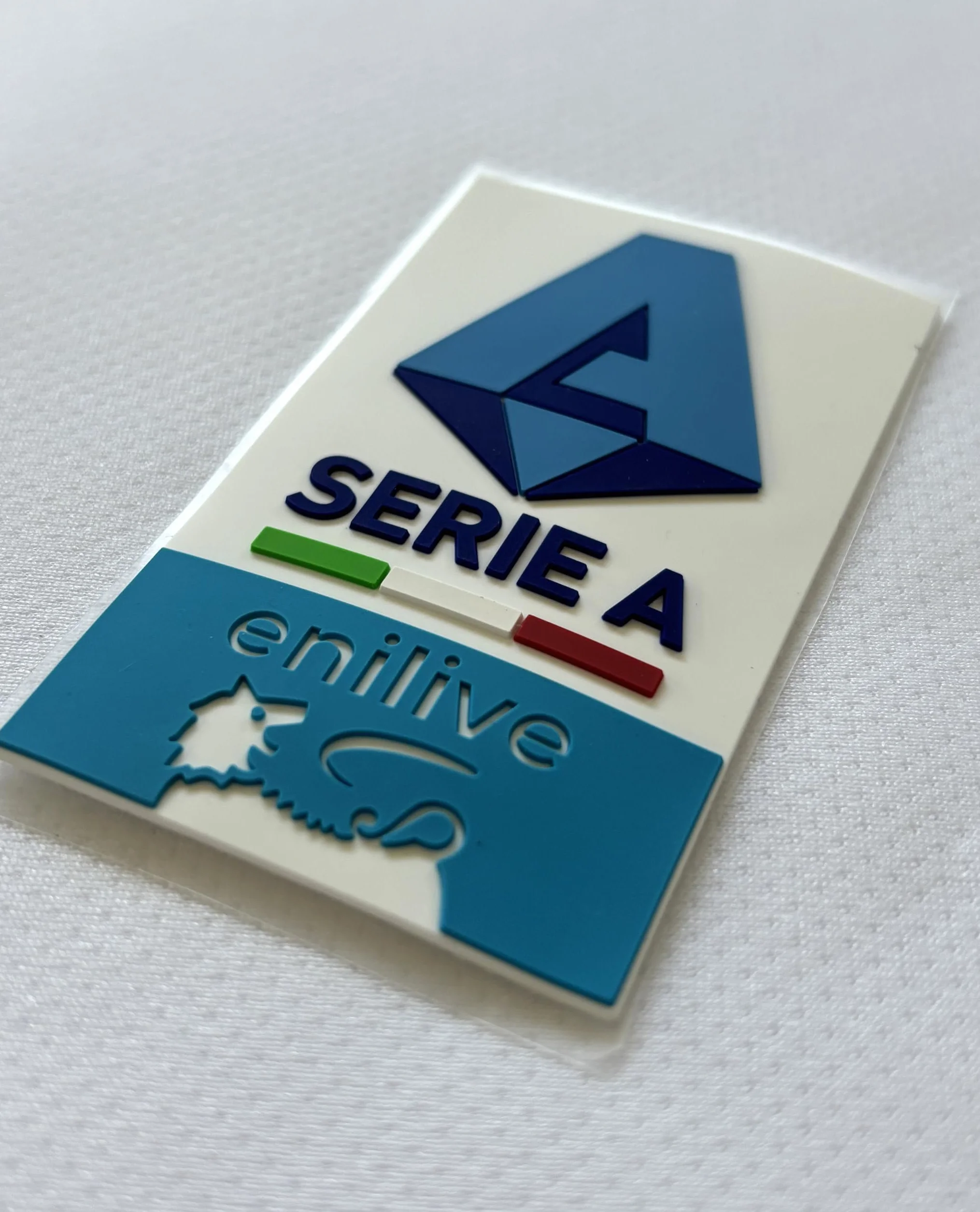 Stilscreen Patch Badge Serie A EniLive maglia Lega Calcio Ufficiale Silicone 3D Originale Genuine 2025/26