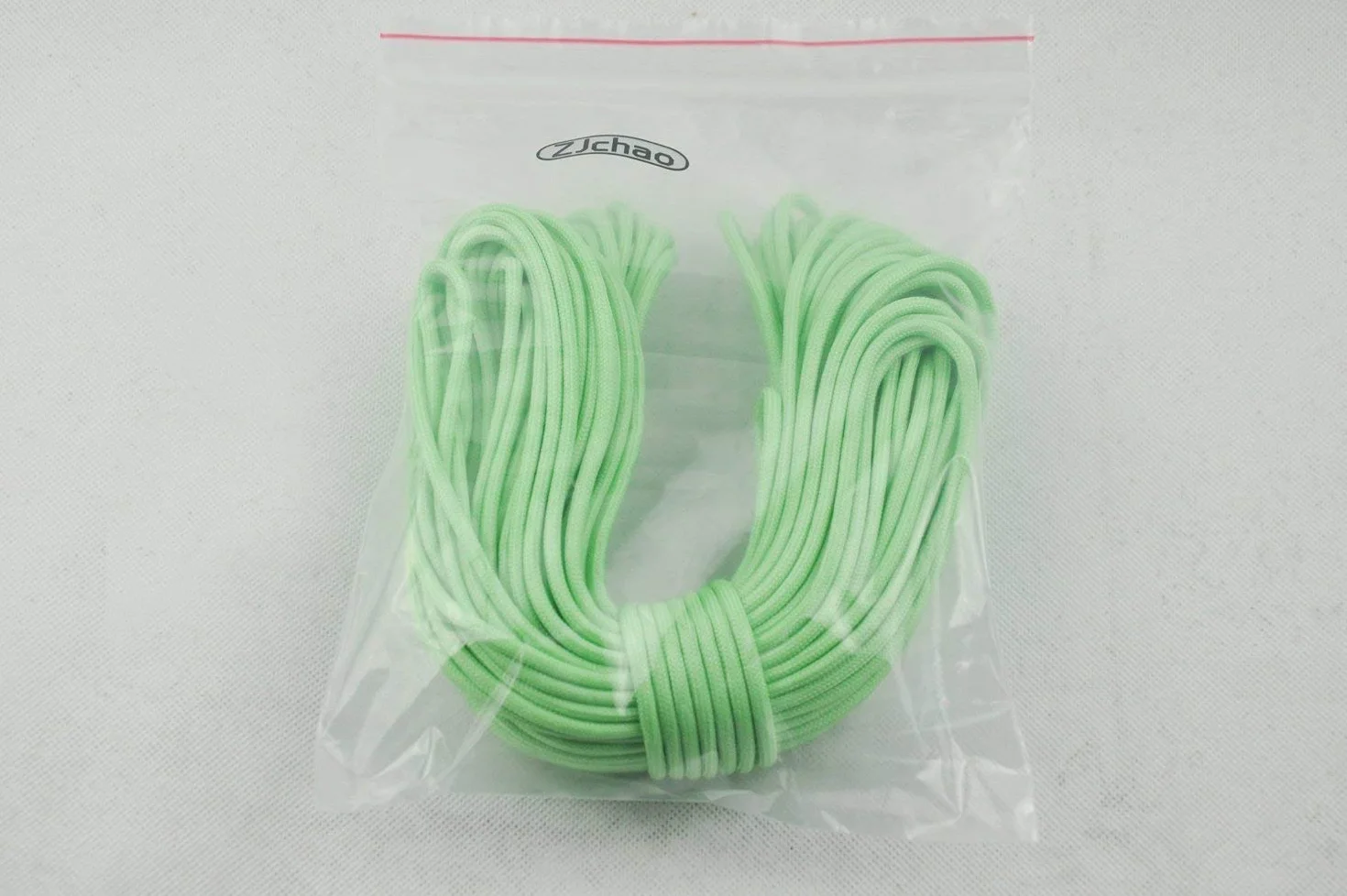 Paracord 550 Luminous Fluorescente 9 Fili Cordino Paracadute Verde 25ft
