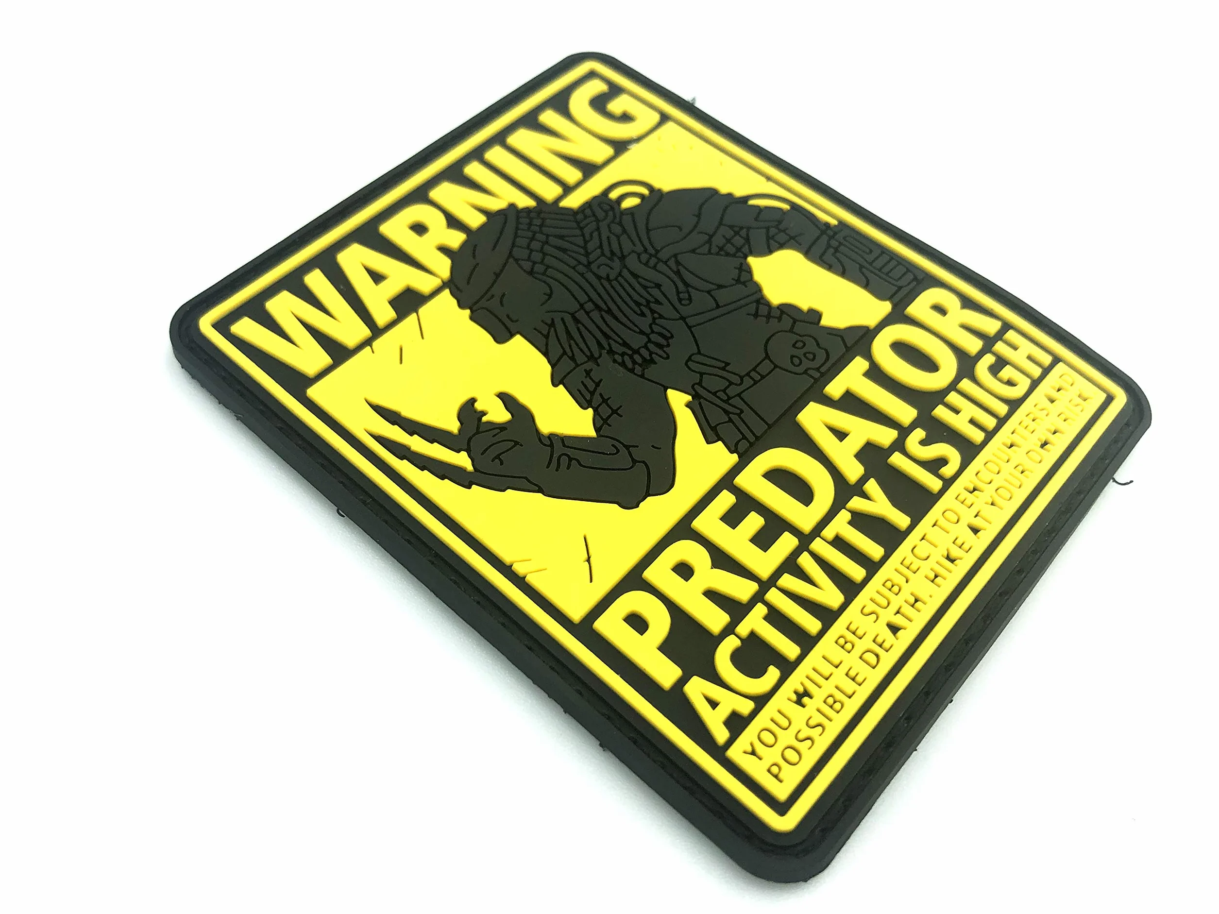 Predator Activity is High Airsoft Morale PVC Patch Toppa