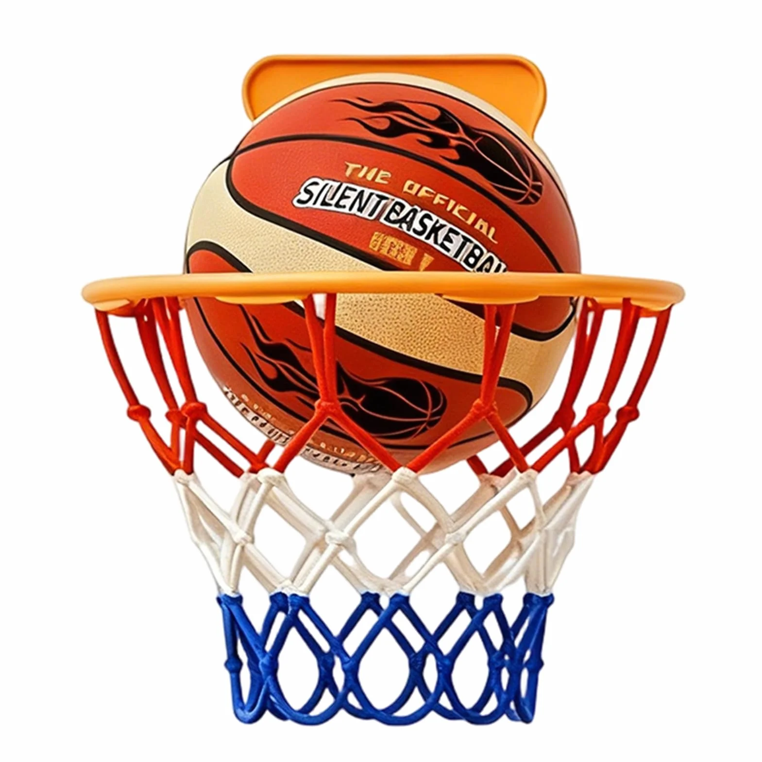 Generico Pallone Da Pallacanestro Senz'Aria - Palla da Pratica Silenziosa | Palla da Basket Senza Aria per Allenamento in Interni,Per Ragazzi Bambini E Adolescenti Per Sport E Giochi In Casa E